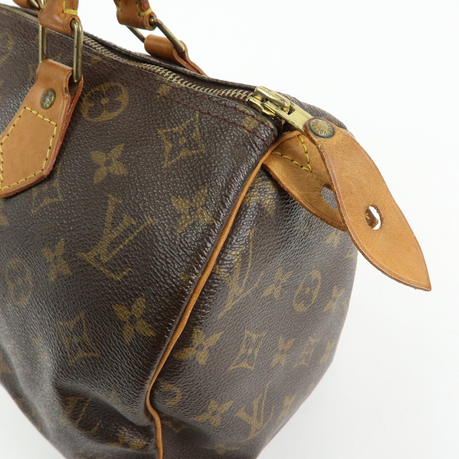 Louis Vuitton Monogram Speedy 30 Boston Bag Hand Bag Brown M41526
