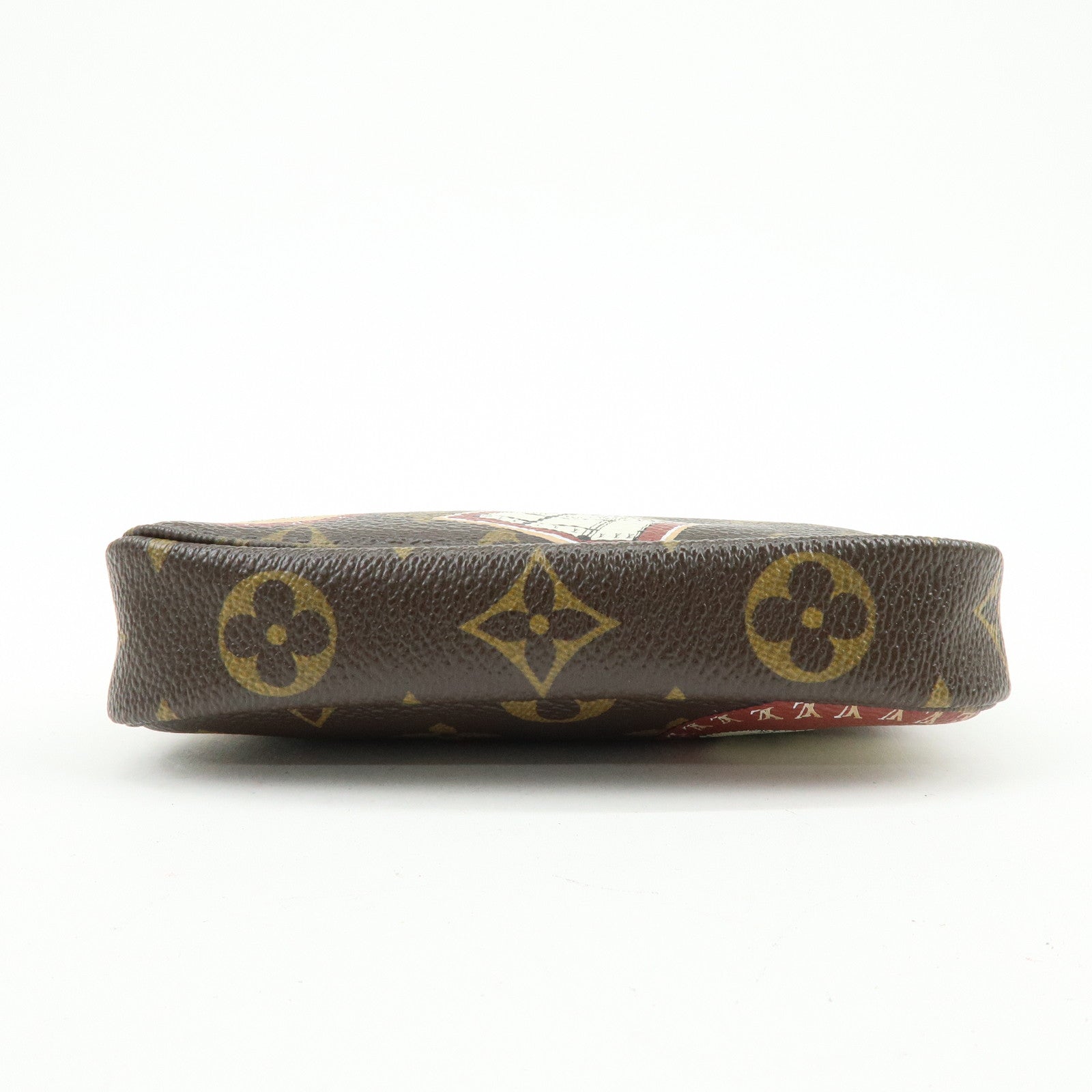 Louis Vuitton Monogram Patch Mini Pochette Accessoire Brown M95804