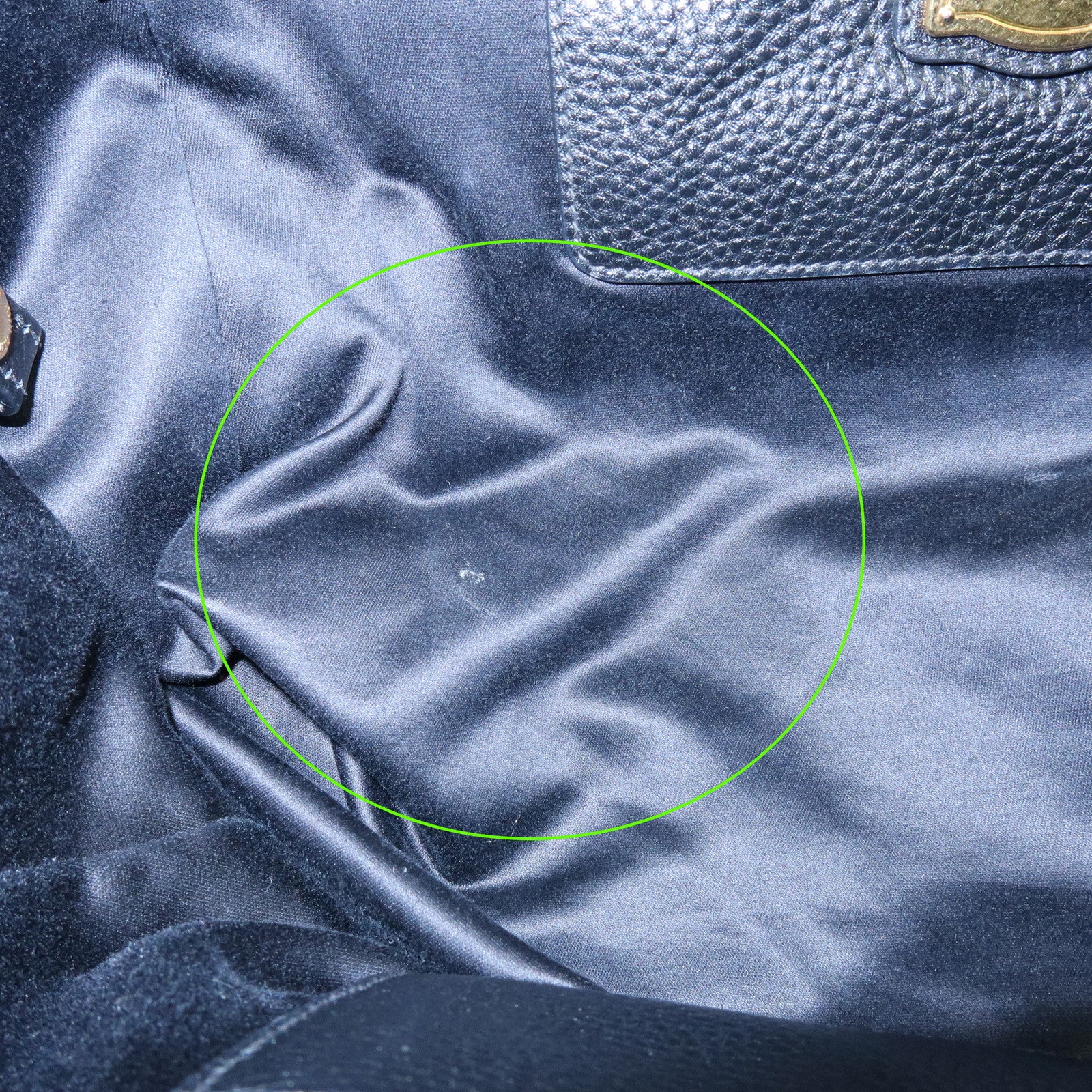 MIU MIU Logo Leather 2Way Bag Hand Bag Shoulder Bag Studs Black