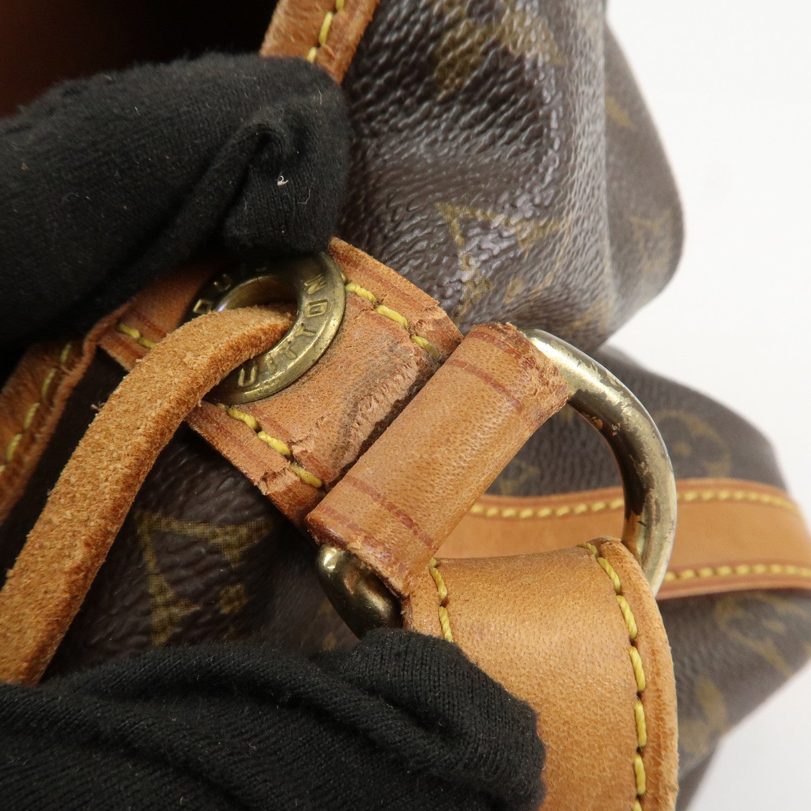 Louis Vuitton Monogram Petit Noe Shoulder Bag Brown M42226
