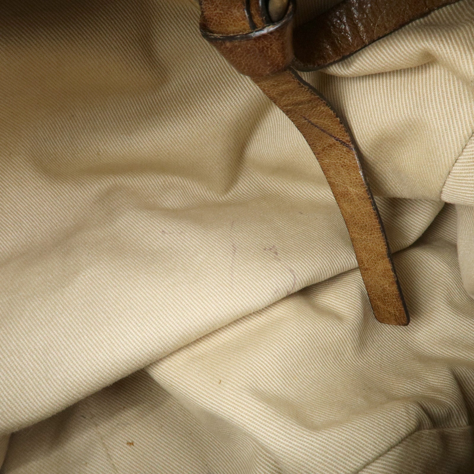 Chloe Leather Heloise Shoulder Bag Hand Bag Brown