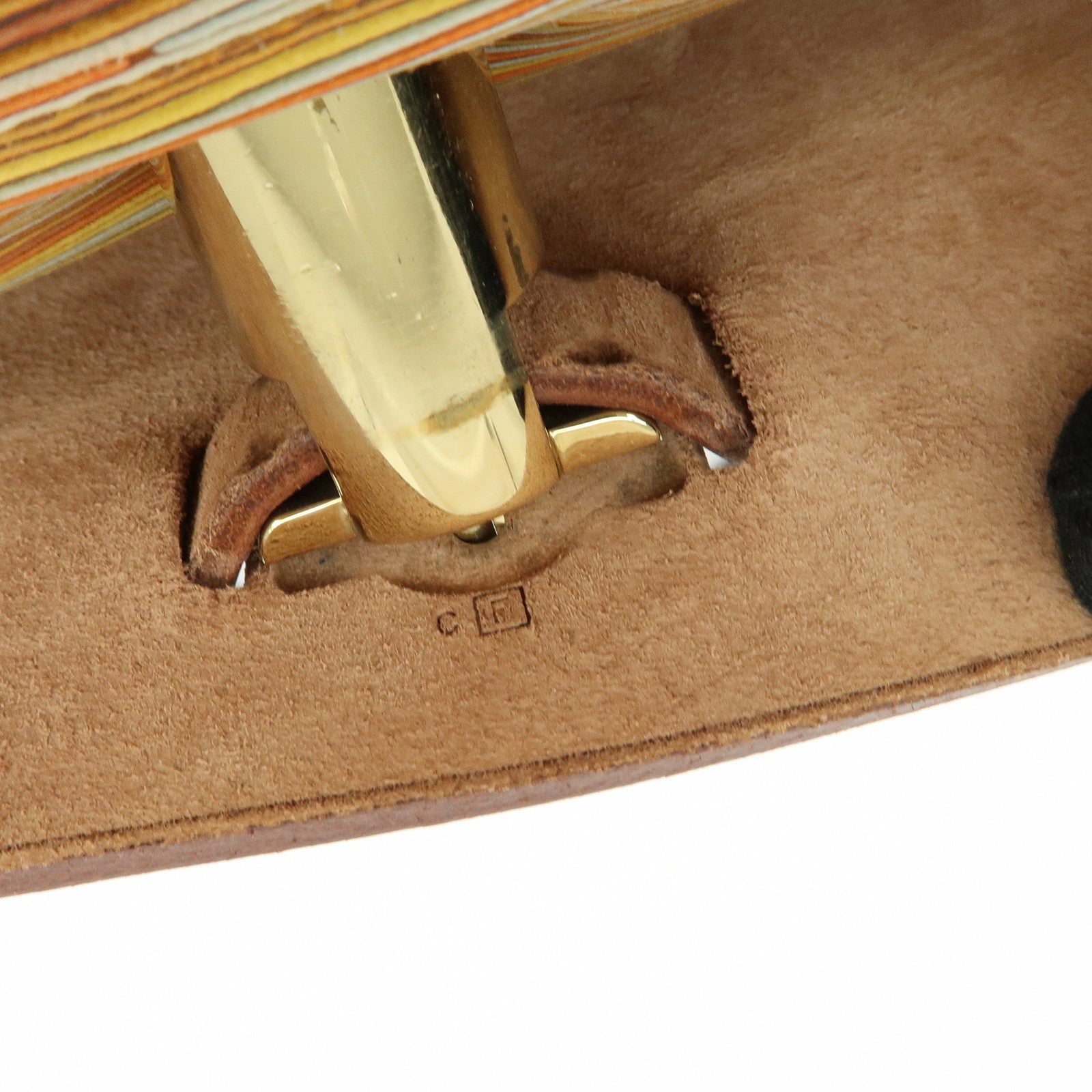 Hermes Herline Herbag PM Vibrato Calf Leather 2Way Hand Bag