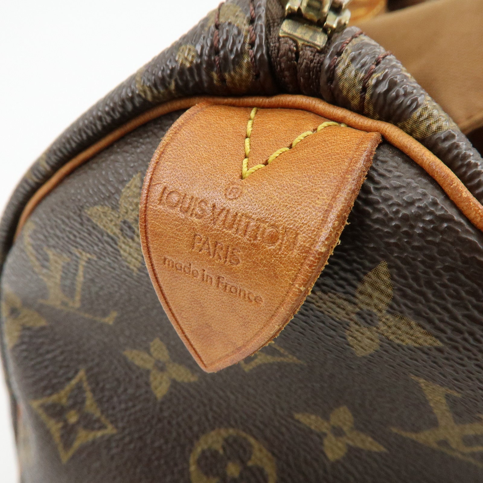 Louis Vuitton Monogram Speedy 25 Boston Bag Hand Bag Brown M41528
