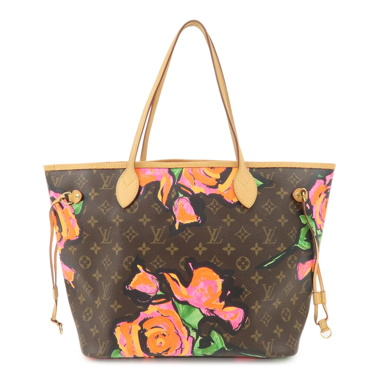 Louis Vuitton Monogram Rose Neverfull MM Tote Shoulder Bag M48613