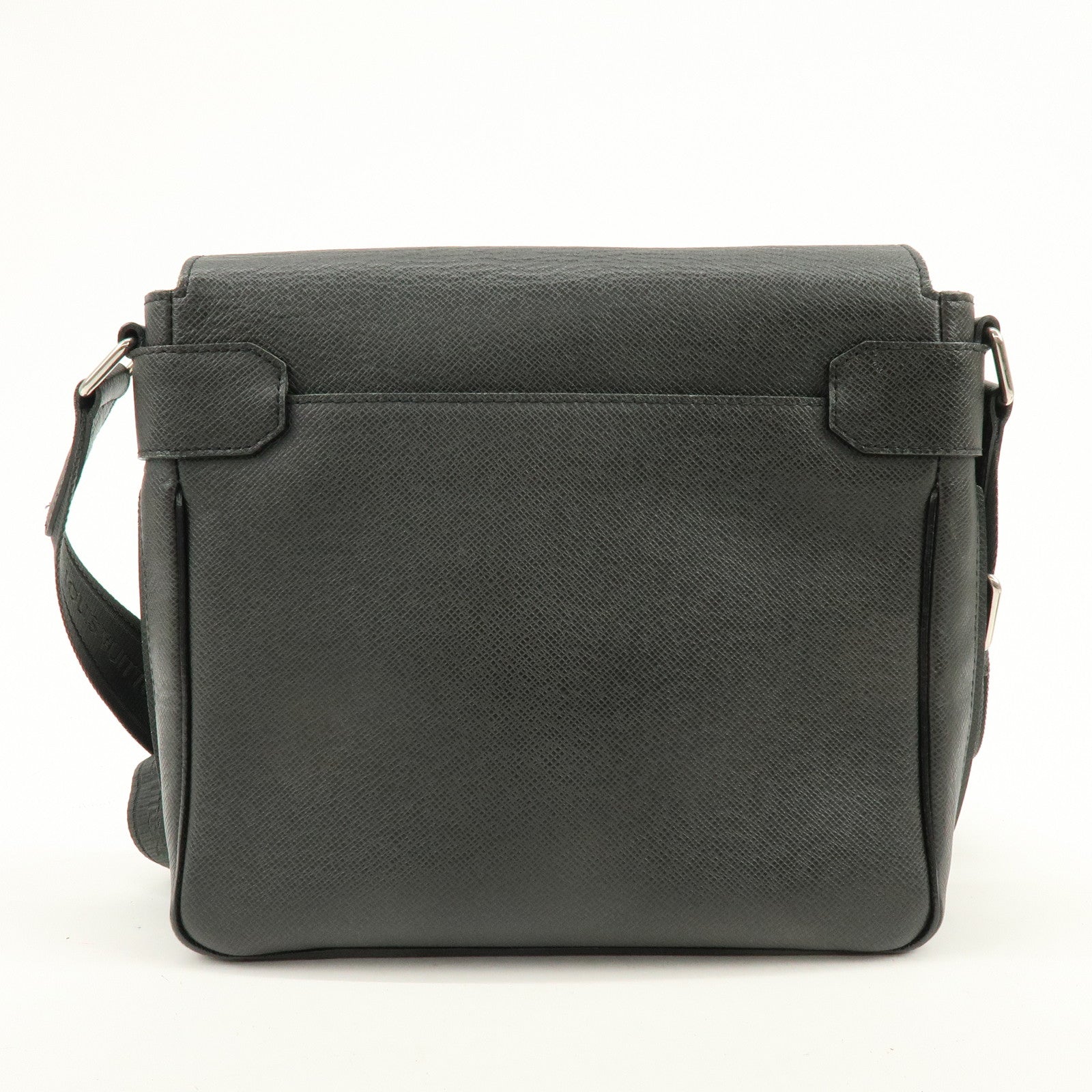 Louis Vuitton Taiga Leather Victor Shoulder Bag Ardoise M30142