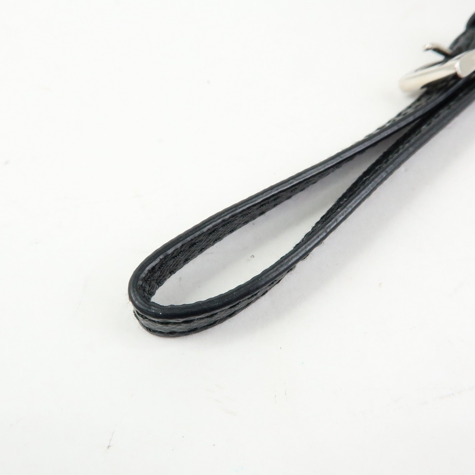 PRADA Triangle Logo Re-Nylon Saffiano Leather Cosmetic Pouch 1NE693