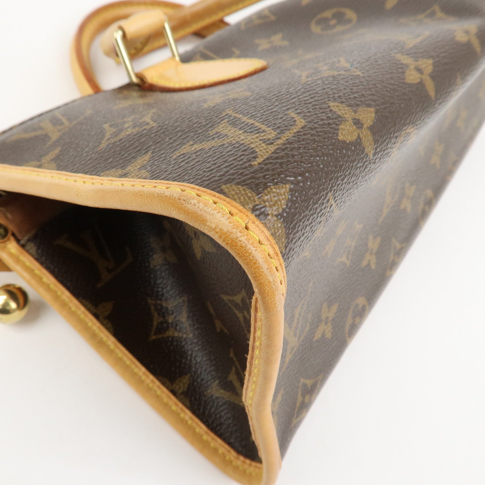 Louis Vuitton Monogram Popincourt Hand Bag Brown M40009