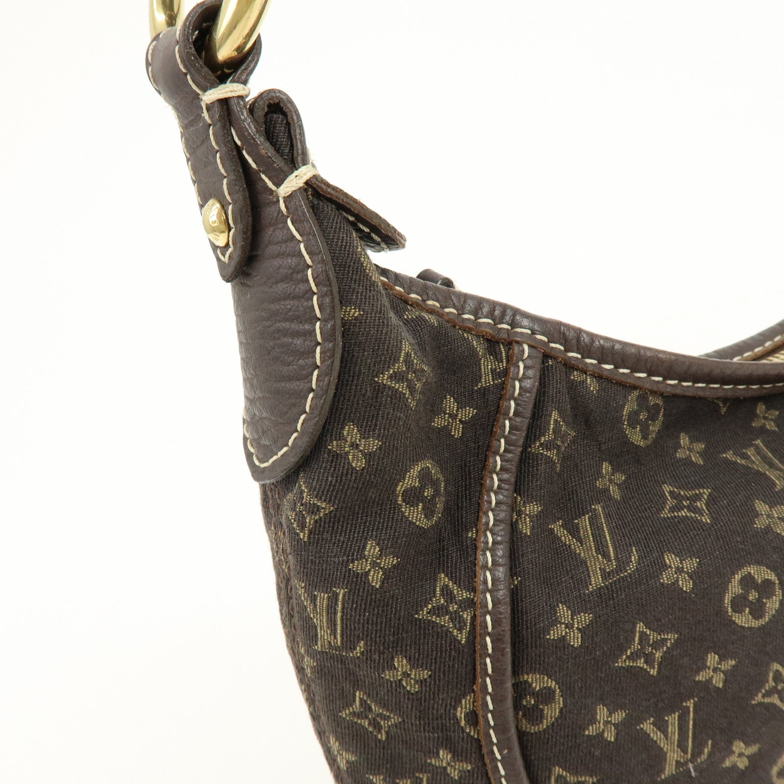 Louis Vuitton Monogram Mini Lin Manon PM Shoulder Bag Ebene M95621