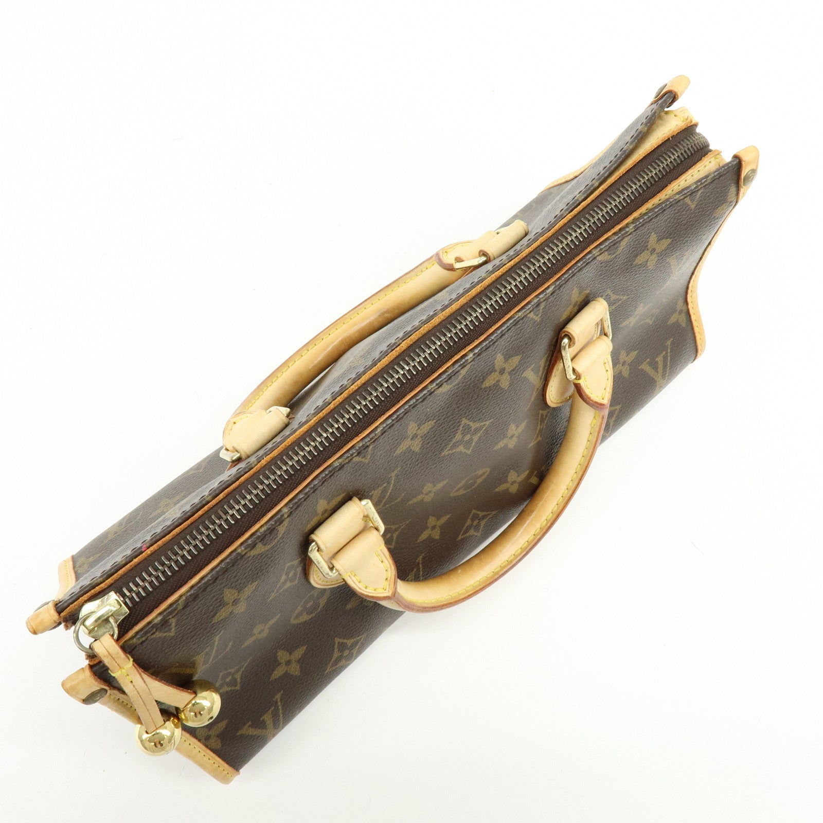 Louis Vuitton Monogram Popincourt Hand Bag Brown M40009