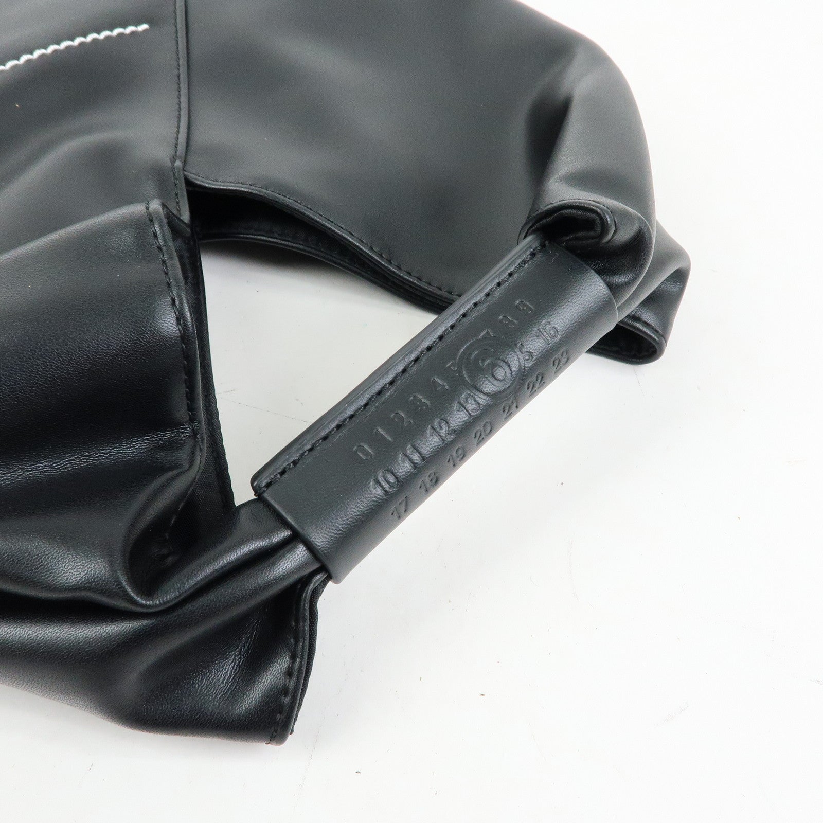 Maison Margiela MM6 Leather Japanese Tote Bag Shoulder Bag Black