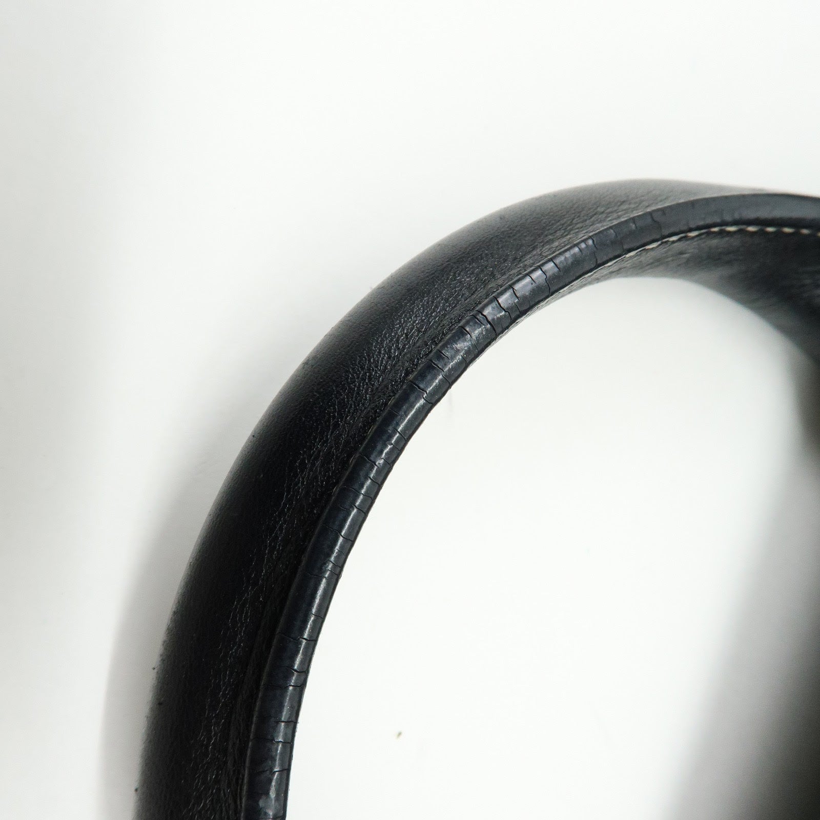 CELINE Macadam Canvas Leather Boogie Bag Hand Bag Navy