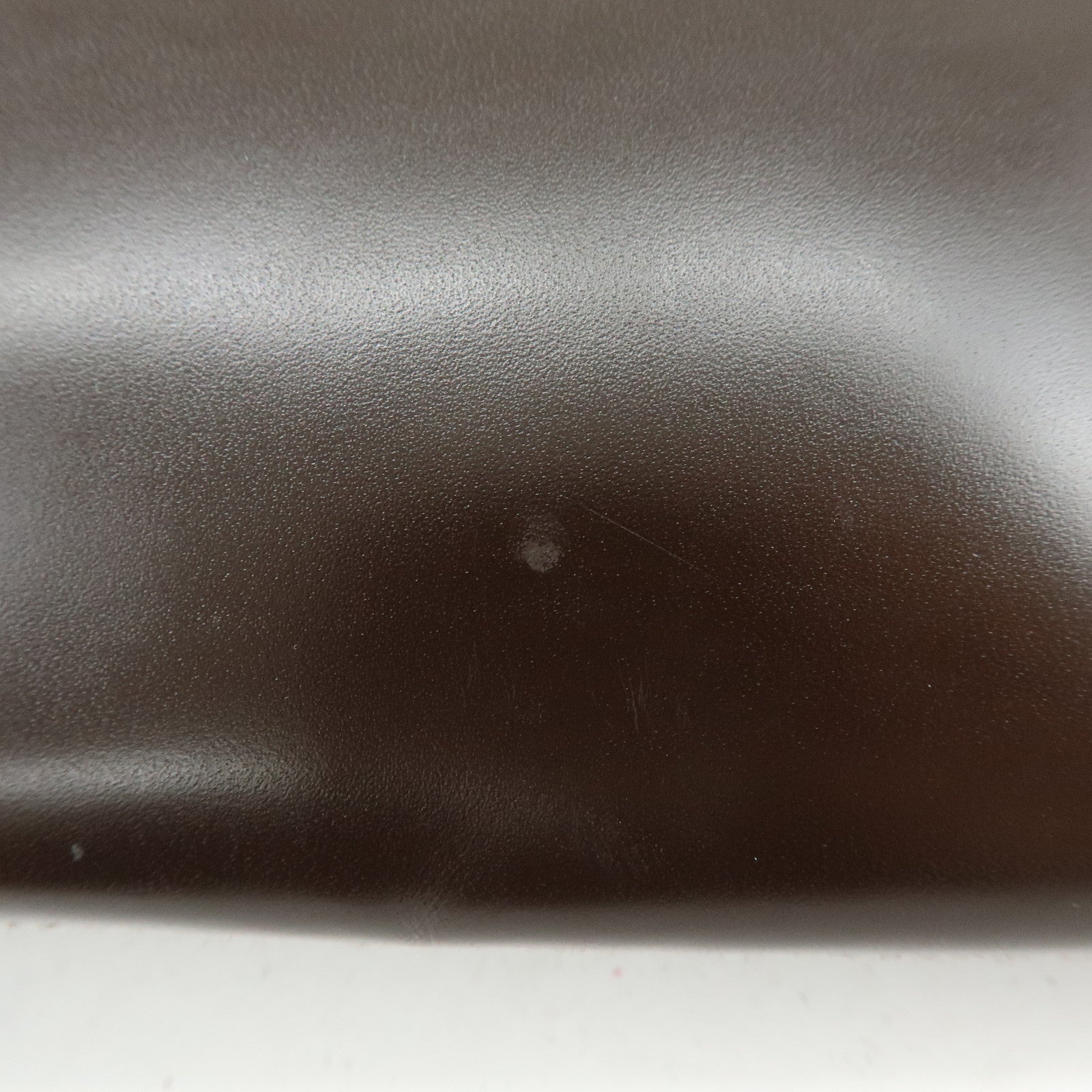 Ferragamo Vara Leather Shoulder Bag Hand Bag Brown