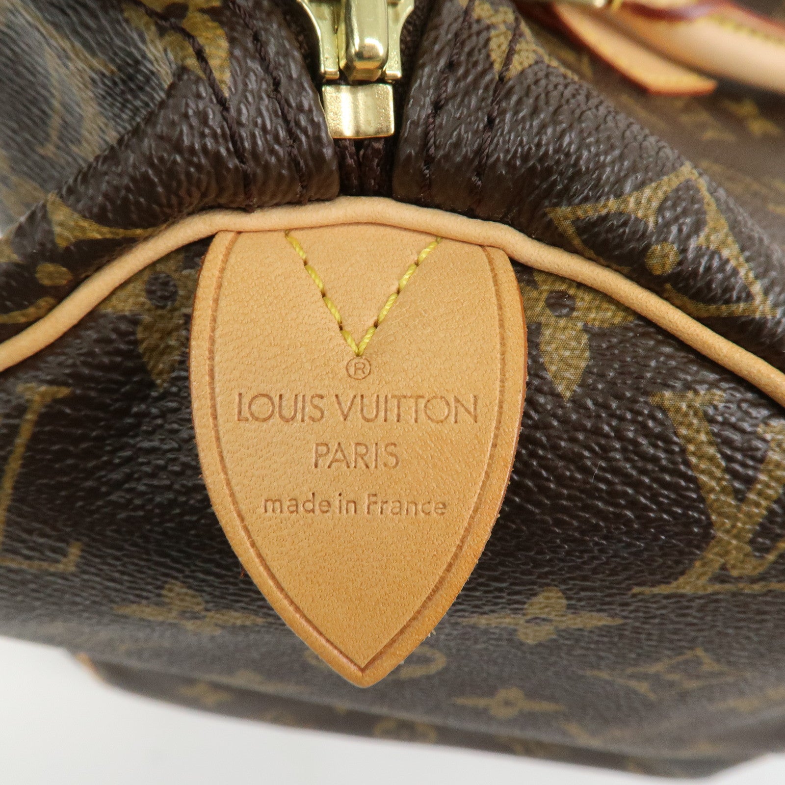 Louis Vuitton Monogram Speedy 40 Hand Bag Boston Bag Brown M41522
