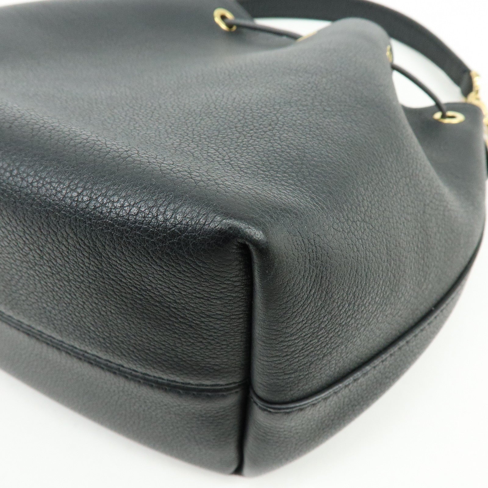 Louis Vuitton Lockme Bucket NV 2Way Bag Hand Bag Black M57687