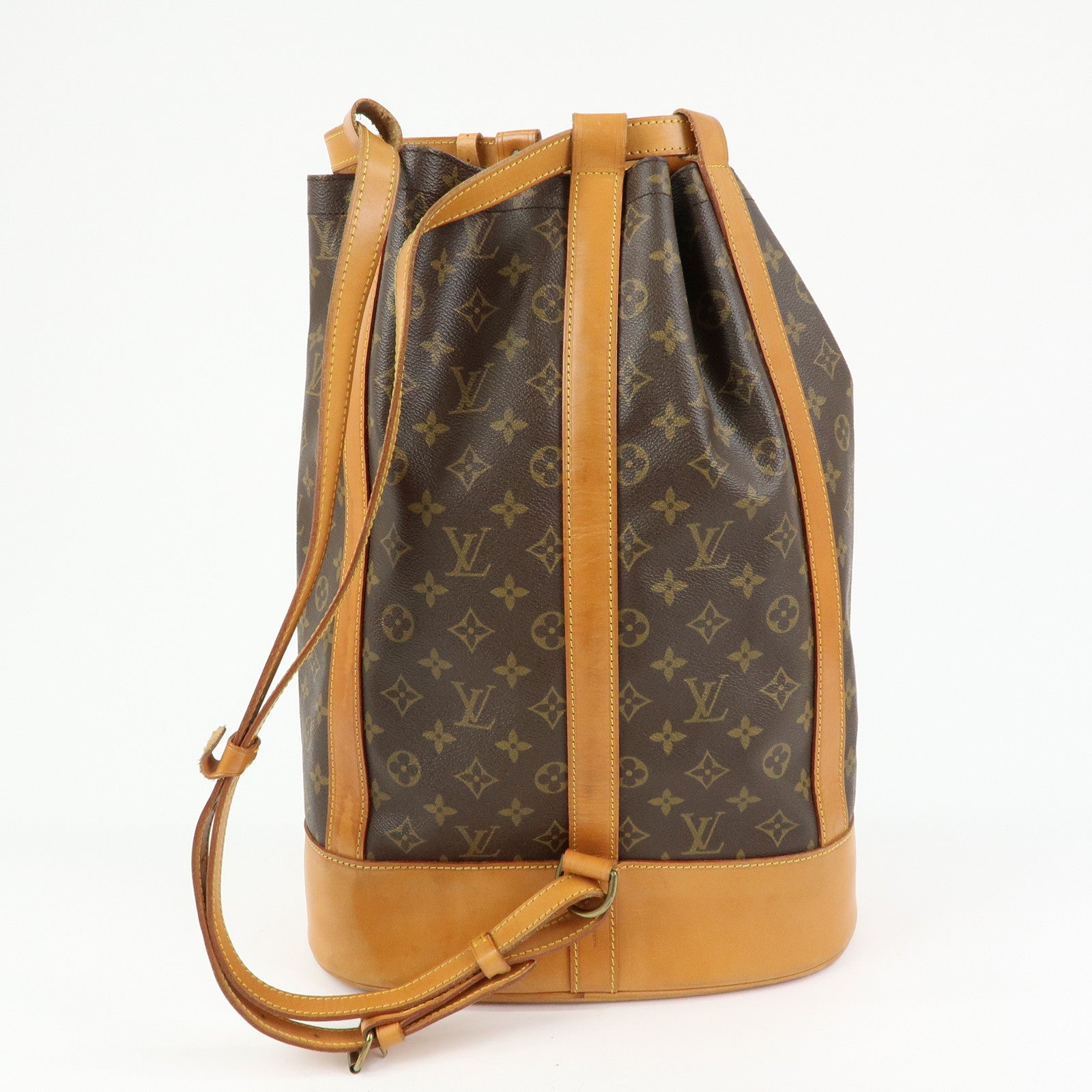 Louis Vuitton Monogram Randonnee GM Shoulder Bag Brown M42244