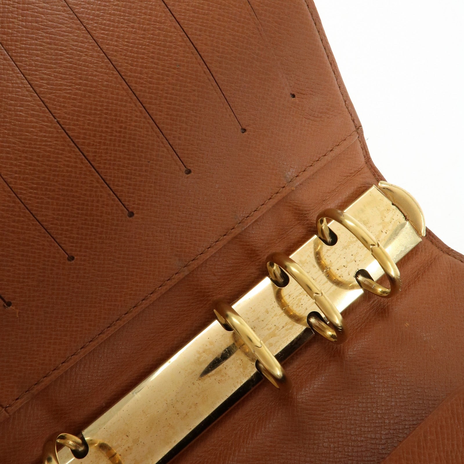 Louis Vuitton Monogram Agenda MM Planner Cover Brown R20105