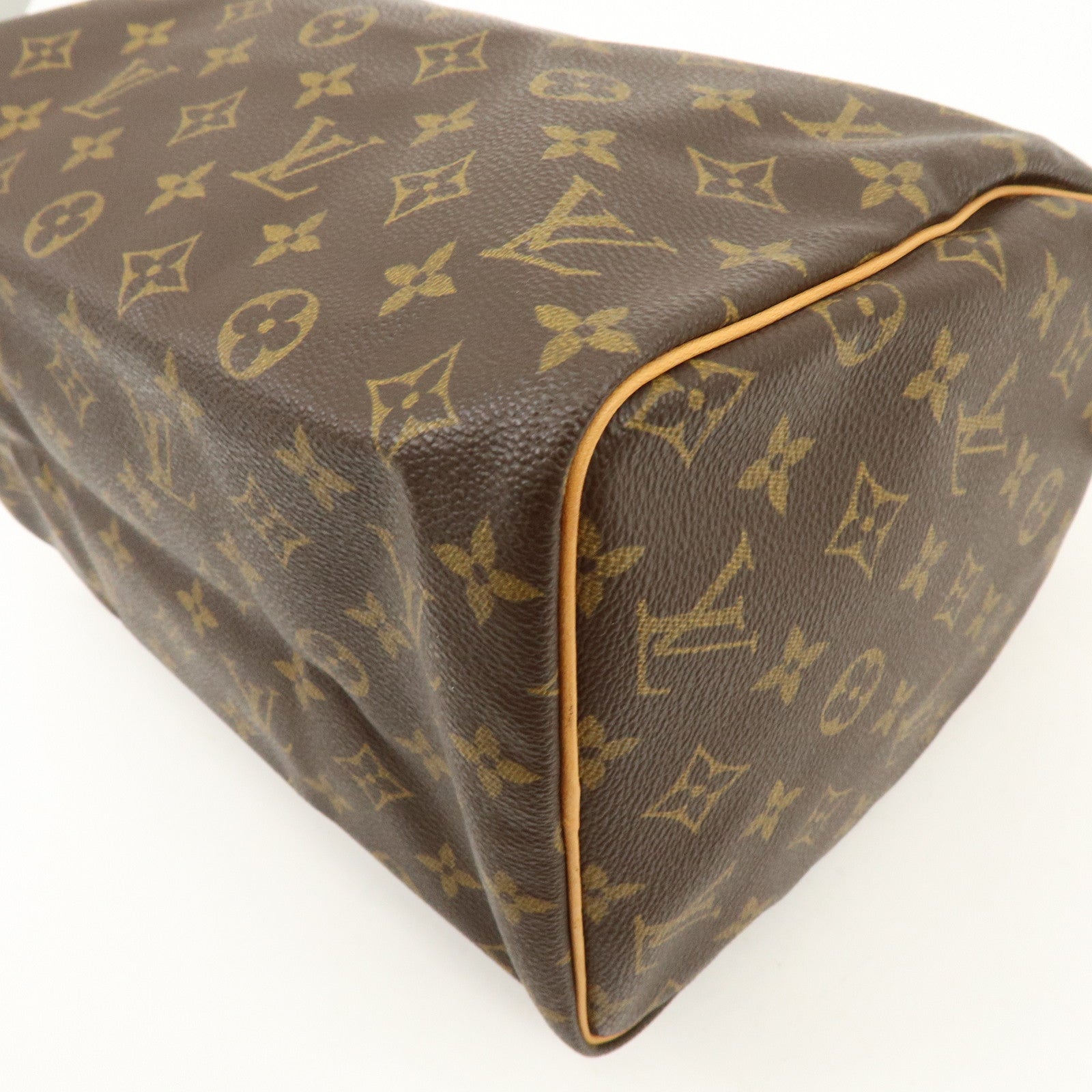 Louis Vuitton Monogram Speedy 30 Boston Bag Hand Bag Brown M41526