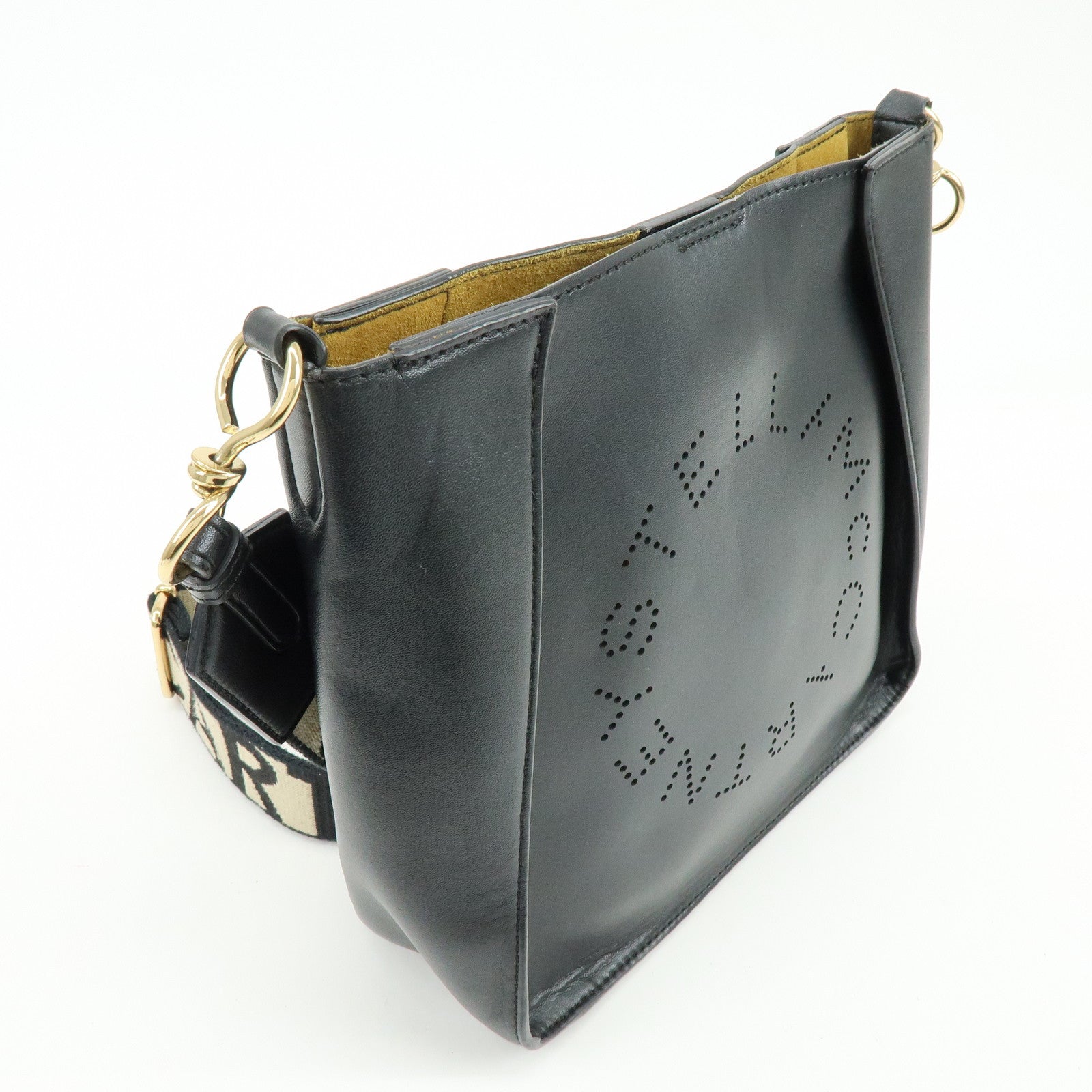 STELLA MCCARTNEY Alter Nappa Shoulder Bag Crossbody Bag Black