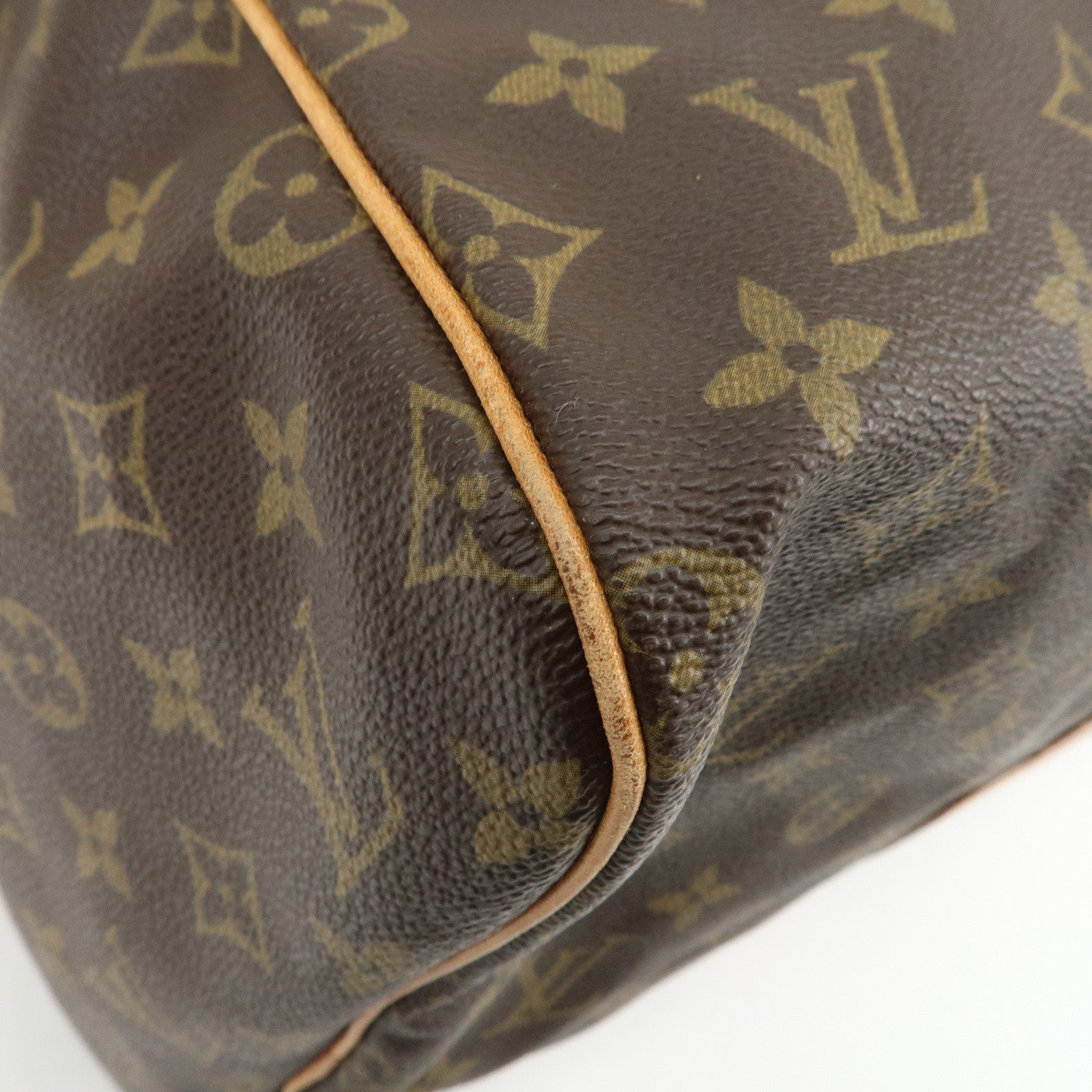 Louis Vuitton Monogram Sac Souple 55 Boston Bag Brown M41622