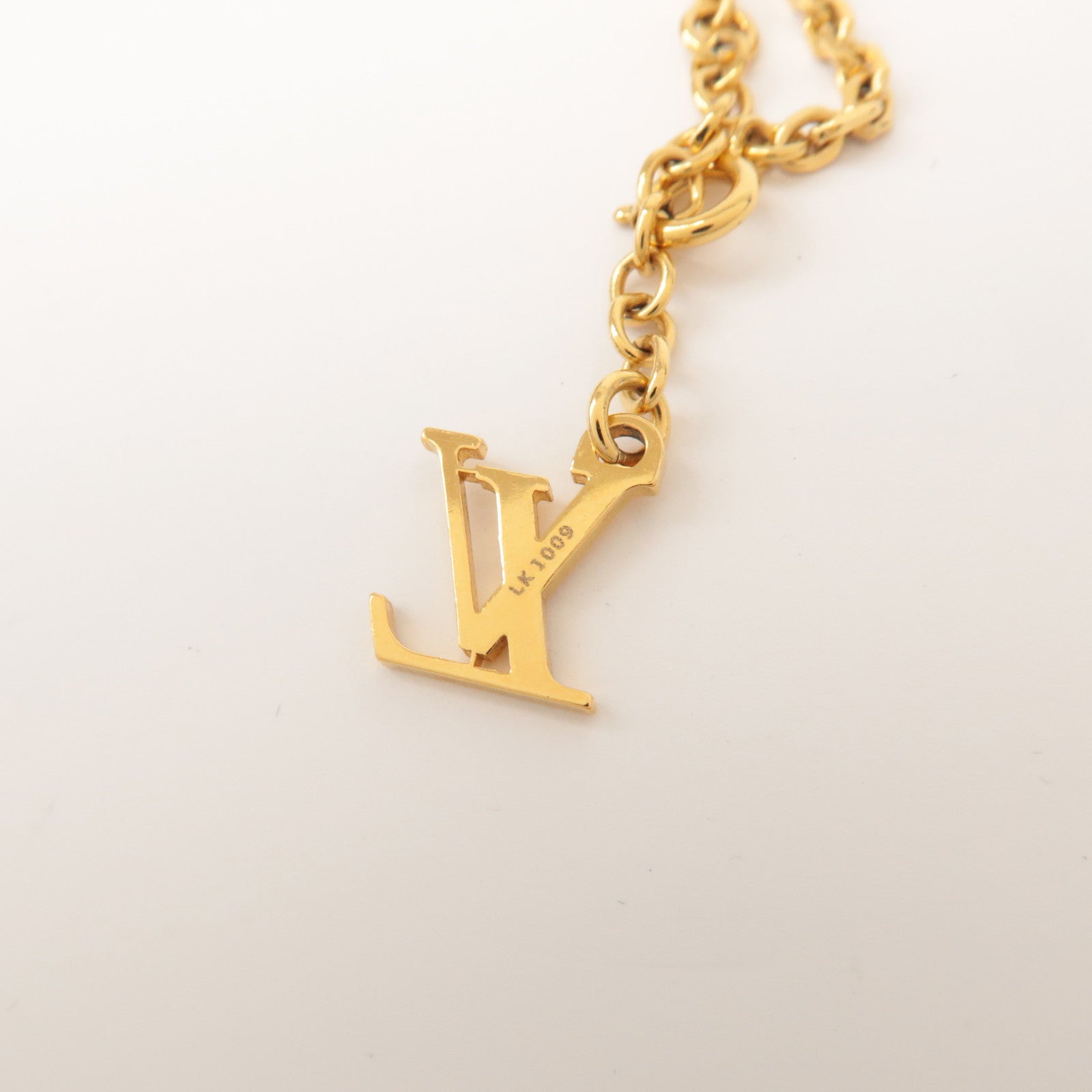 Louis Vuitton Pendentif Coeur Inclusion Necklace Gold Red M66087