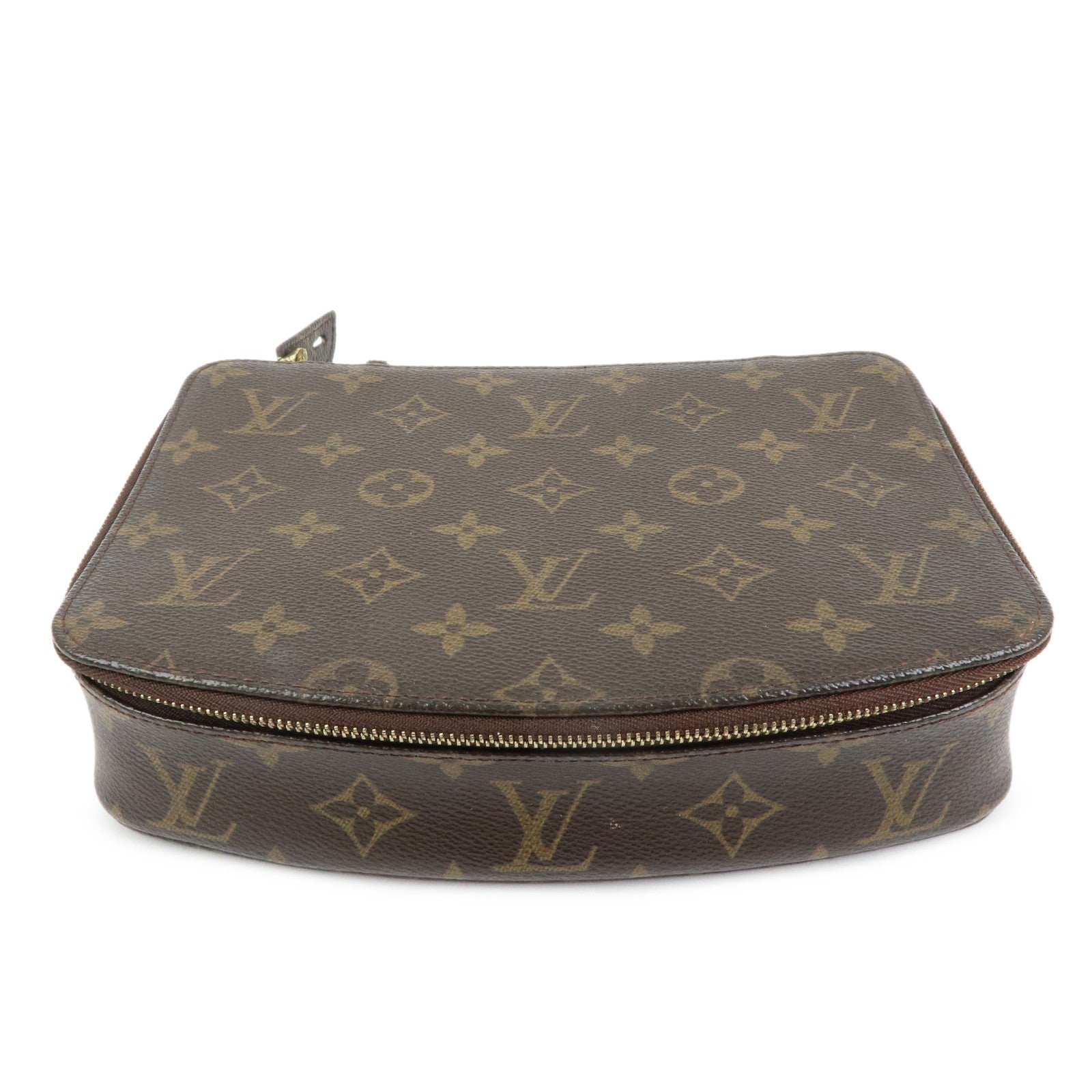 Louis Vuitton Monogram Posh Monte Carlo Jewelry Box Brown M47350