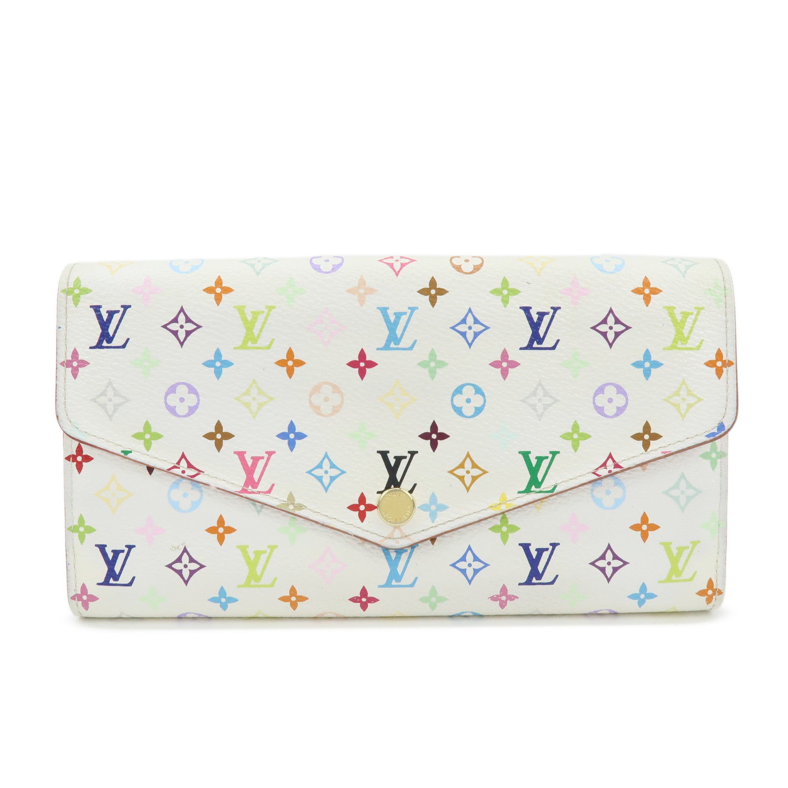 Louis Vuitton Monogram Multicolor Portefeuille Sarah Wallet M60667