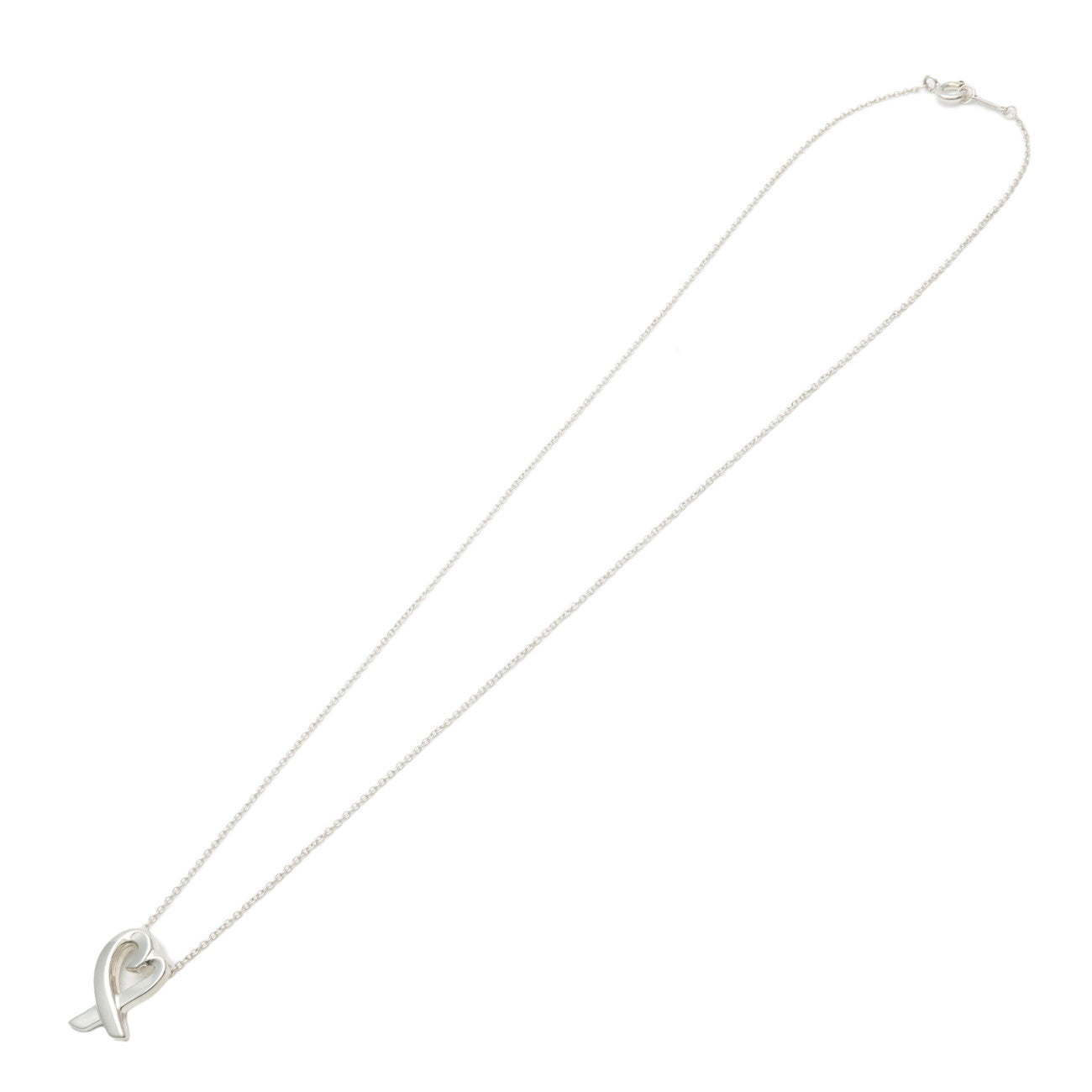 Tiffany & Co Loving Heart Necklace Small SV925 Silver