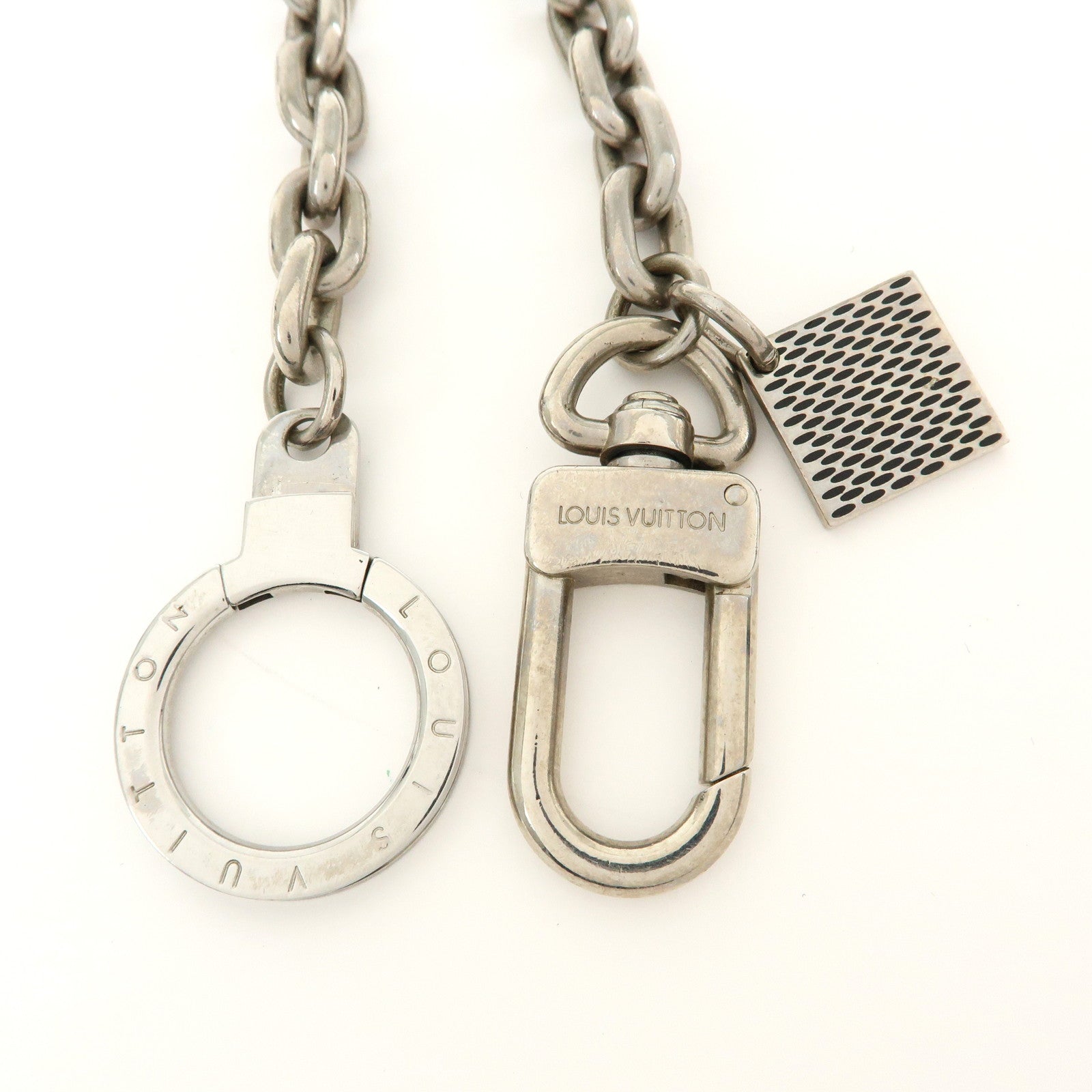 Louis Vuitton Chaine Ancre XL Bag Charm Key Holder Silver M65758
