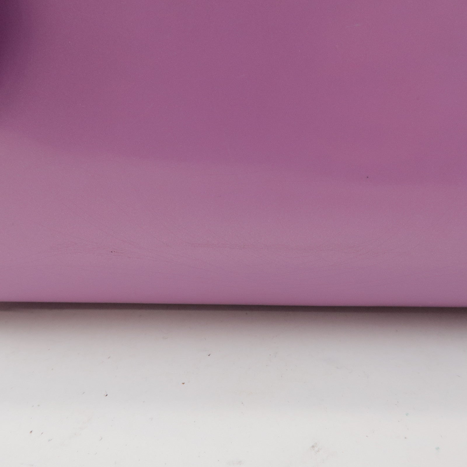 Christian Dior Maris Pearl Patent Leather Hand Bag Purple