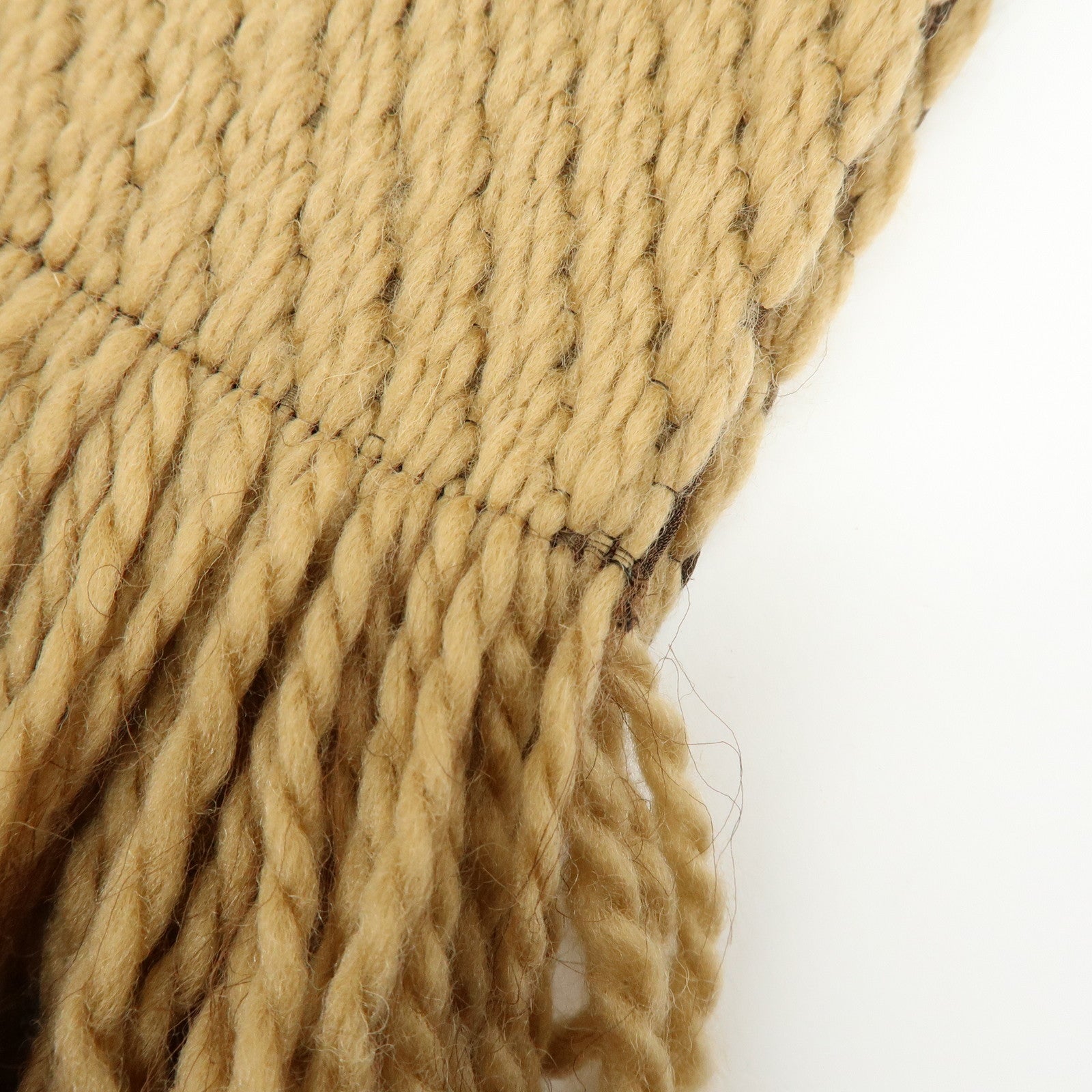 Louis Vuitton Echarpe Logomania Wool Silk Scarf Brown 413287