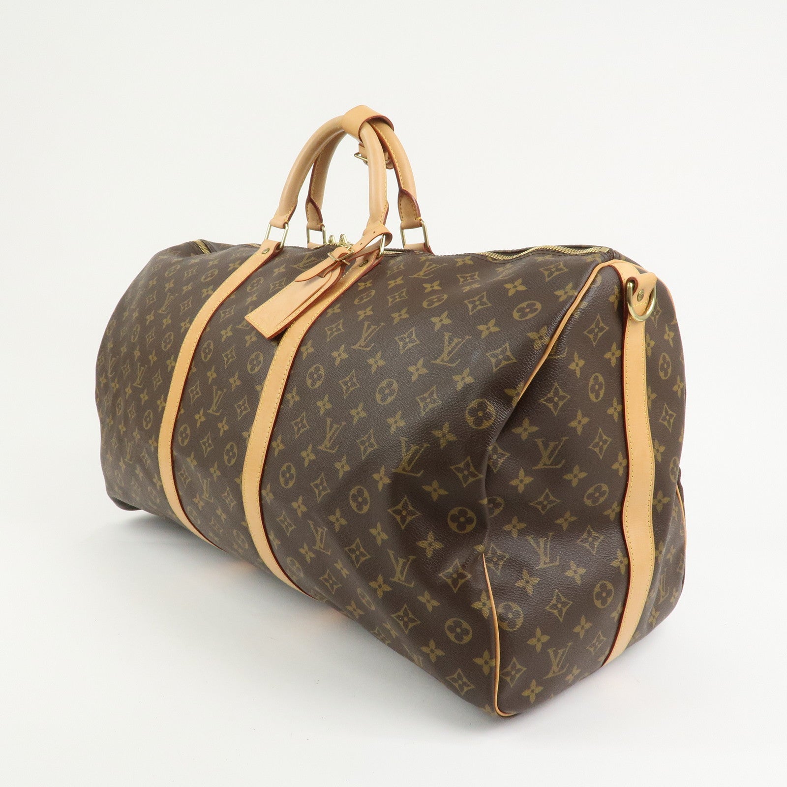 Louis Vuitton Monogram Keep All Bandouliere 60 Boston Bag M41412