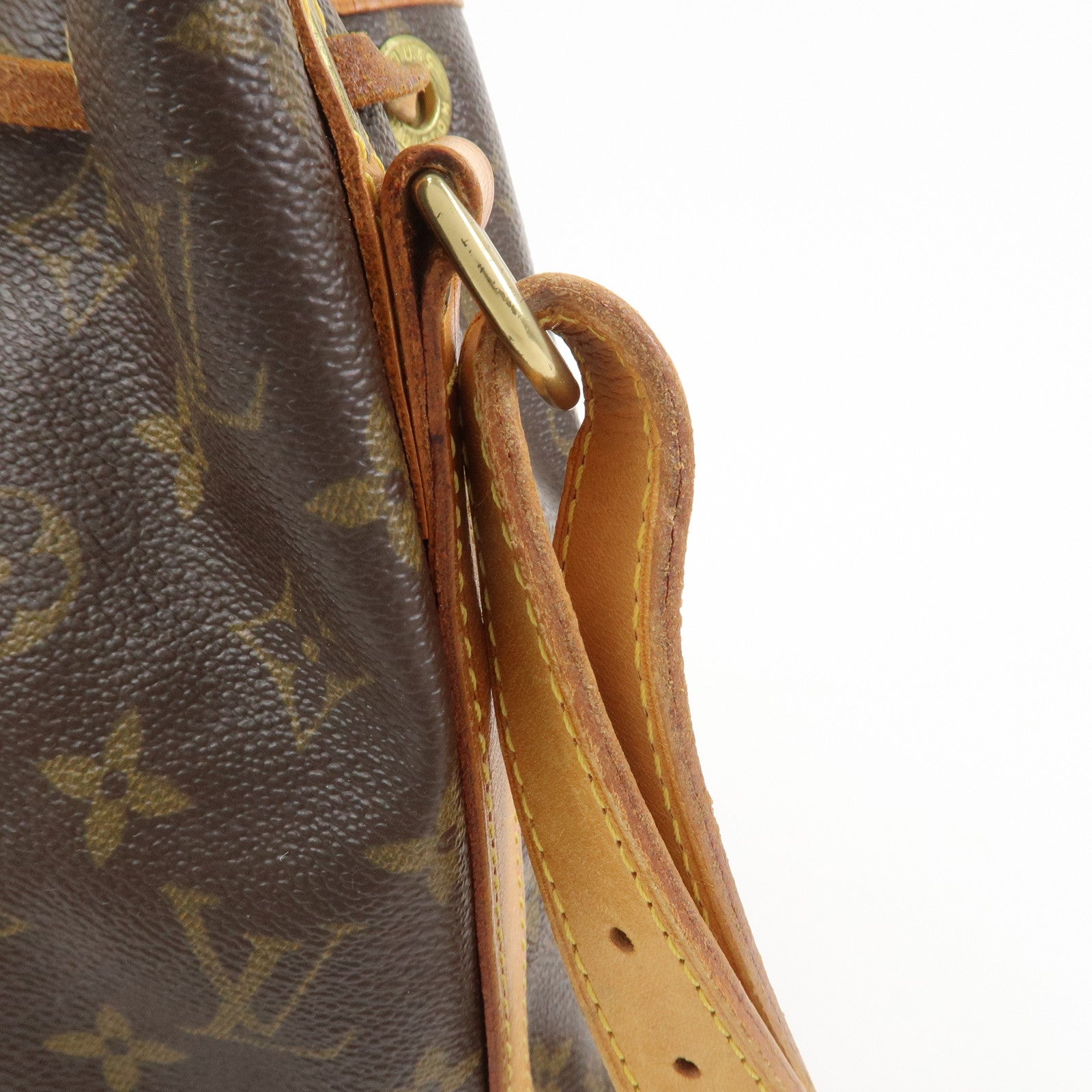 Louis Vuitton Monogram Petit Noe Shoulder Bag Brown M42226