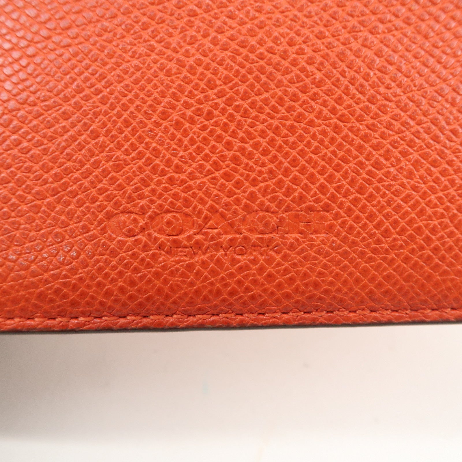 COACH Set of 3 Pouch Wallet Coin Case Brown Light Blue Black Ivory