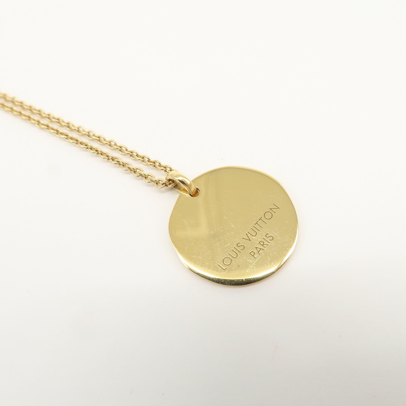 Louis Vuitton Collier Louis In The Sky Dog Necklace Gold M66931