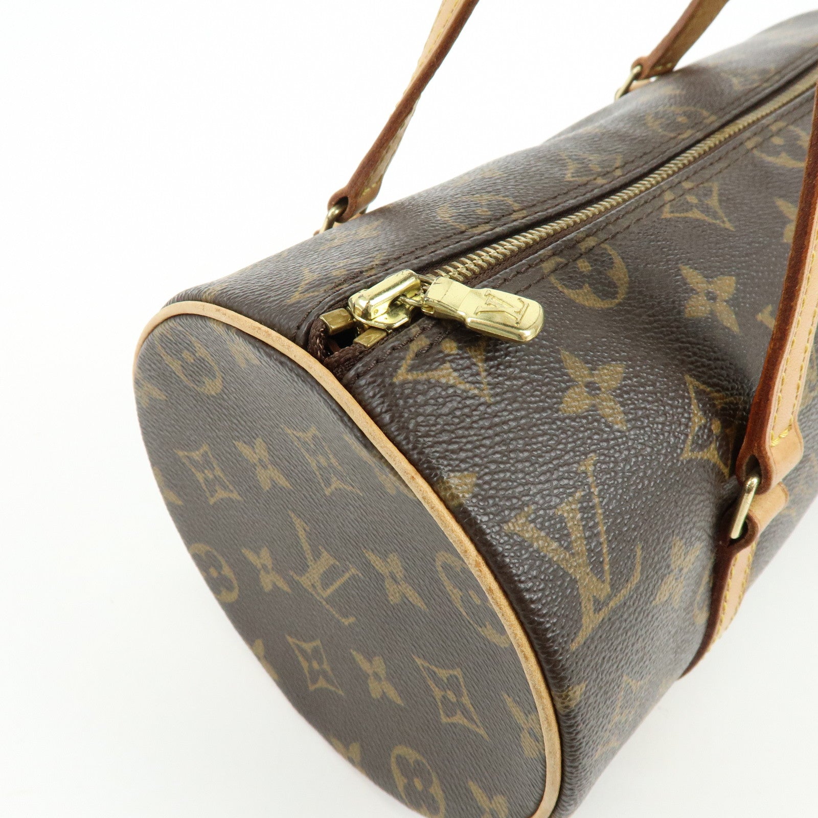 Louis Vuitton Monogram Papillon 26 Hand Bag Brown M51386