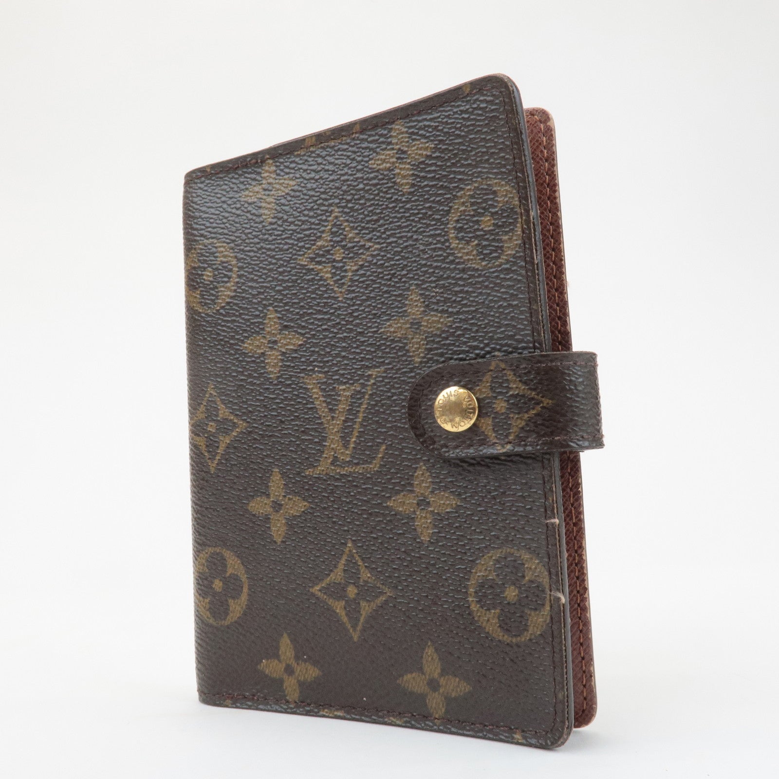 Louis Vuitton Monogram Agenda PM Planner Cover Brown R20005