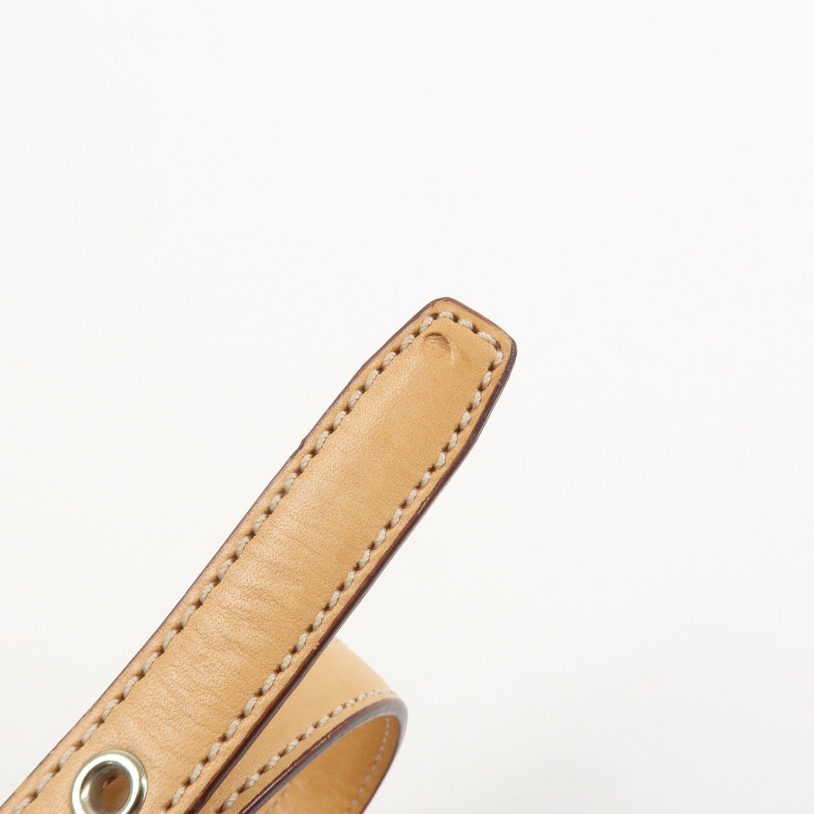 COACH Signature Canvas Leather Shoulder Bag Beige Light Brown