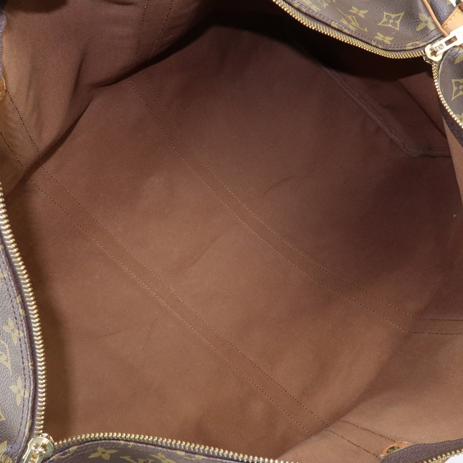 Louis Vuitton Monogram Keep All 60 Boston Bag Brown M41422