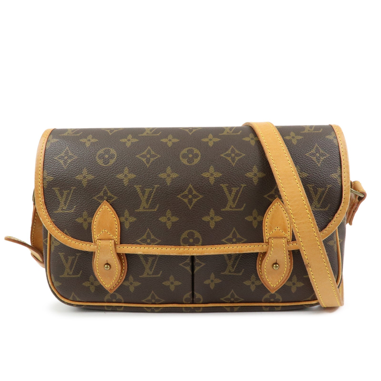 Louis Vuitton Monogram Gibeciere MM Shoulder Bag M42247