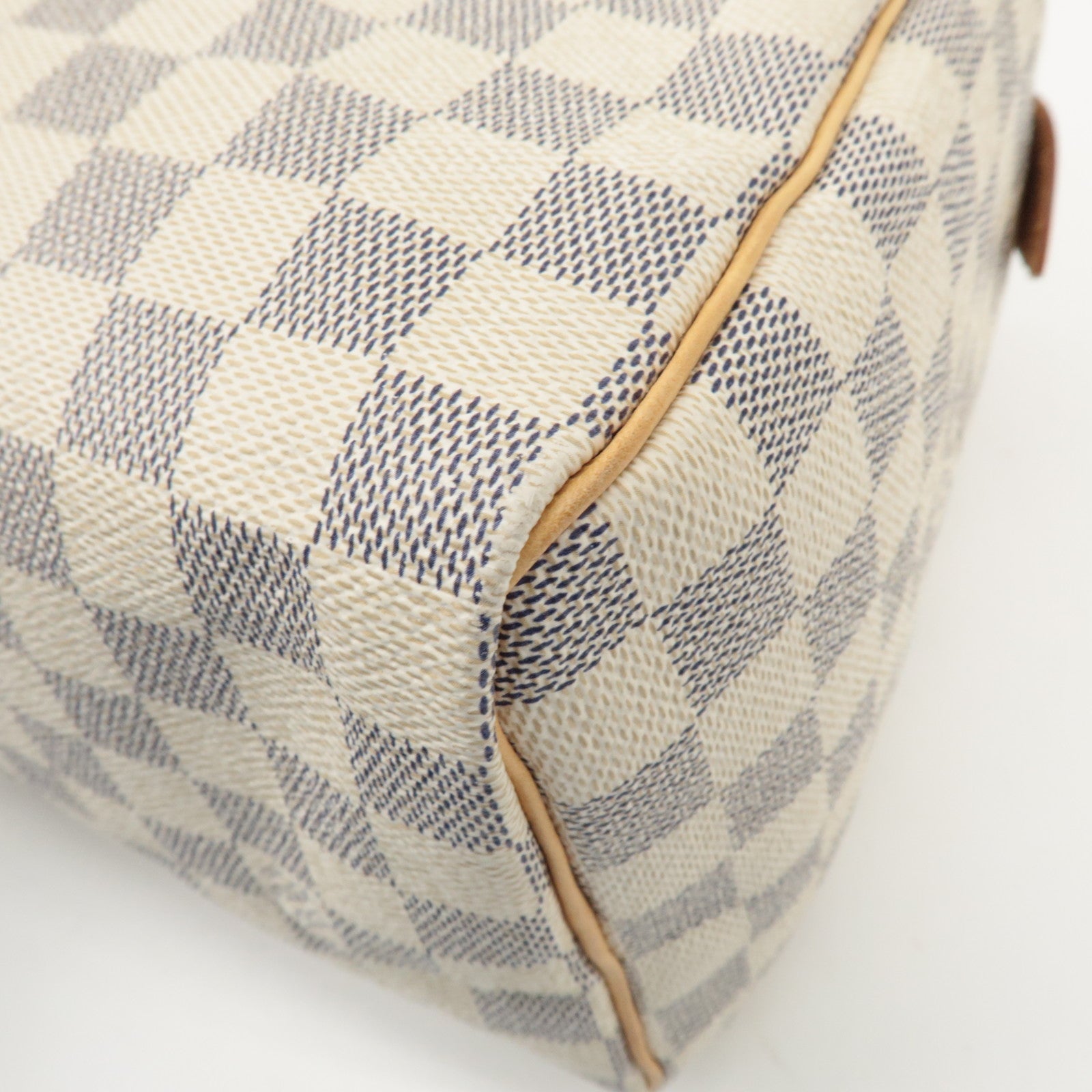 Louis Vuitton Damier Azur Speedy 25 Boston Bag Hand Bag N41534 Used