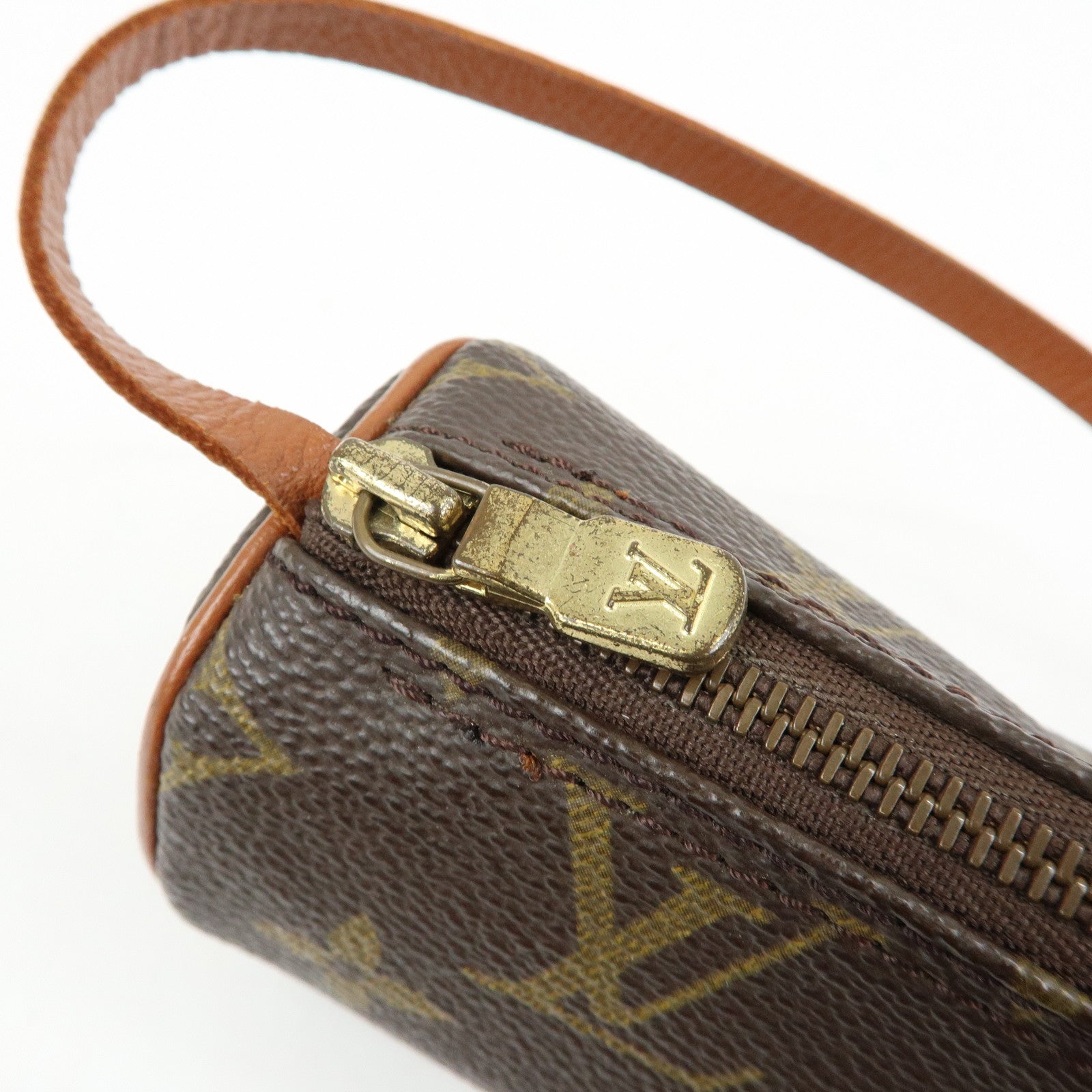 Louis Vuitton Monogram Canvas Mini Pouch for Papillon Bag Brown