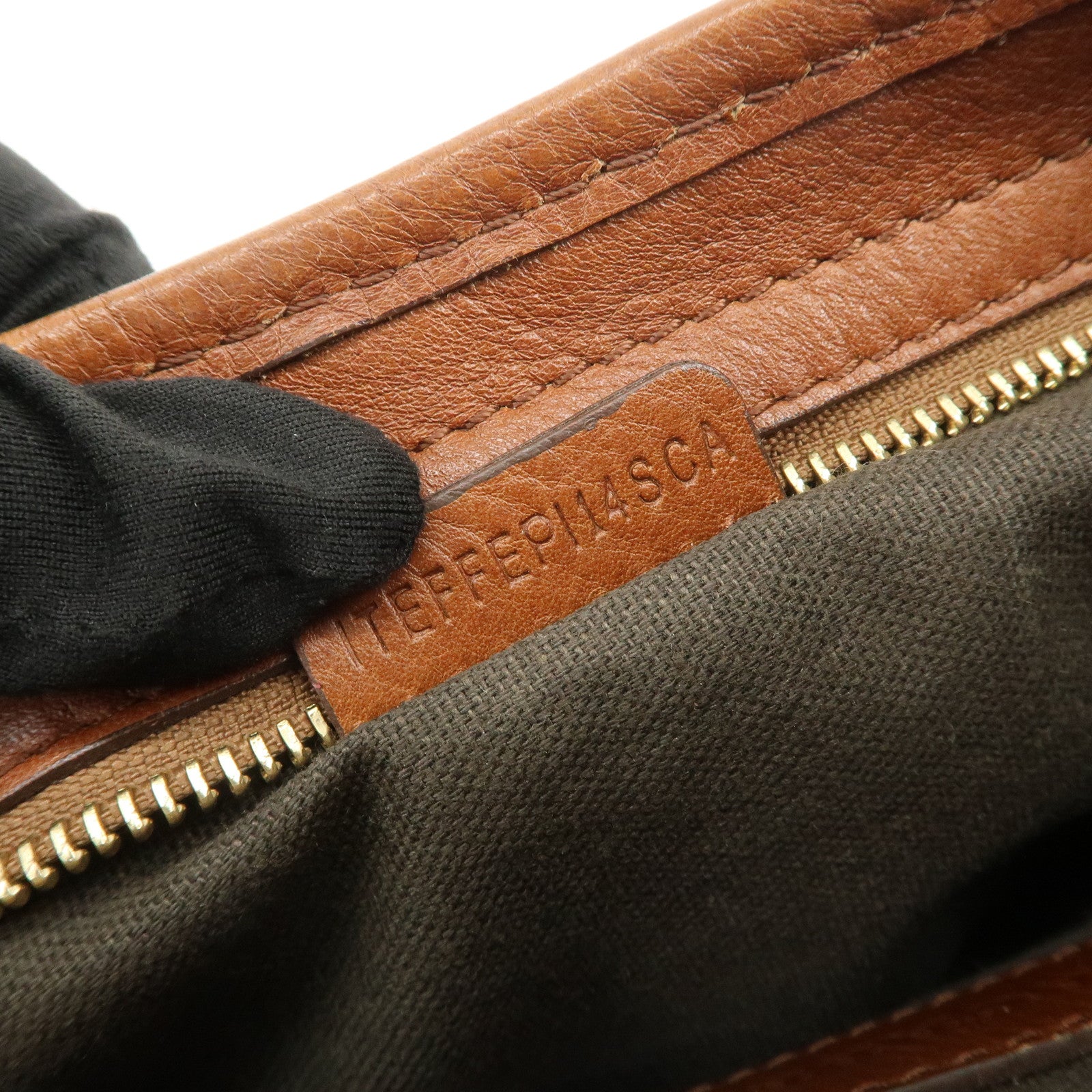 BURBERRY Heart Studs PVC Leather 2Way Bag Shoulder Hand Bag Brown