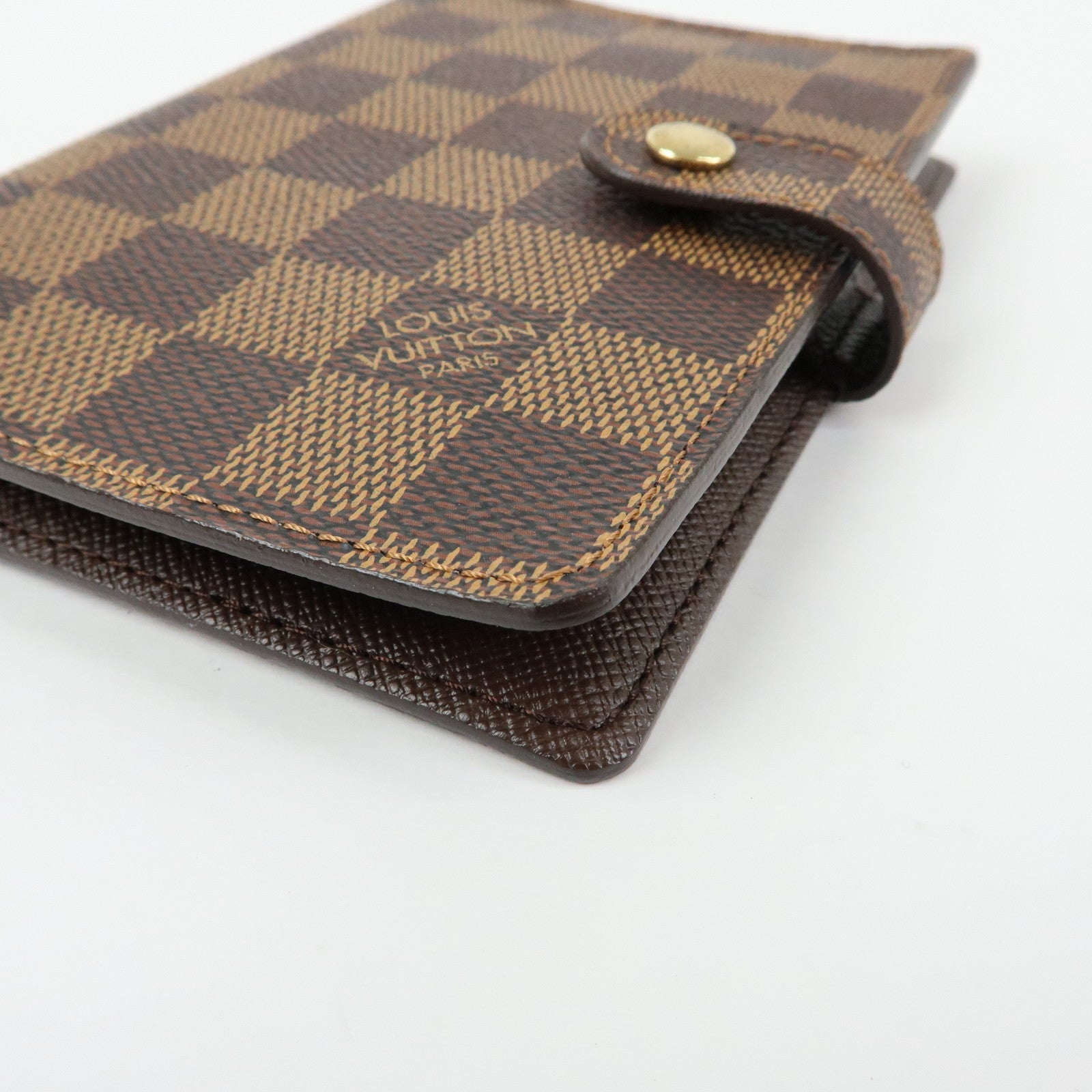 Louis Vuitton Damier Ebene Agenda PM Planner Cover Brown R20700