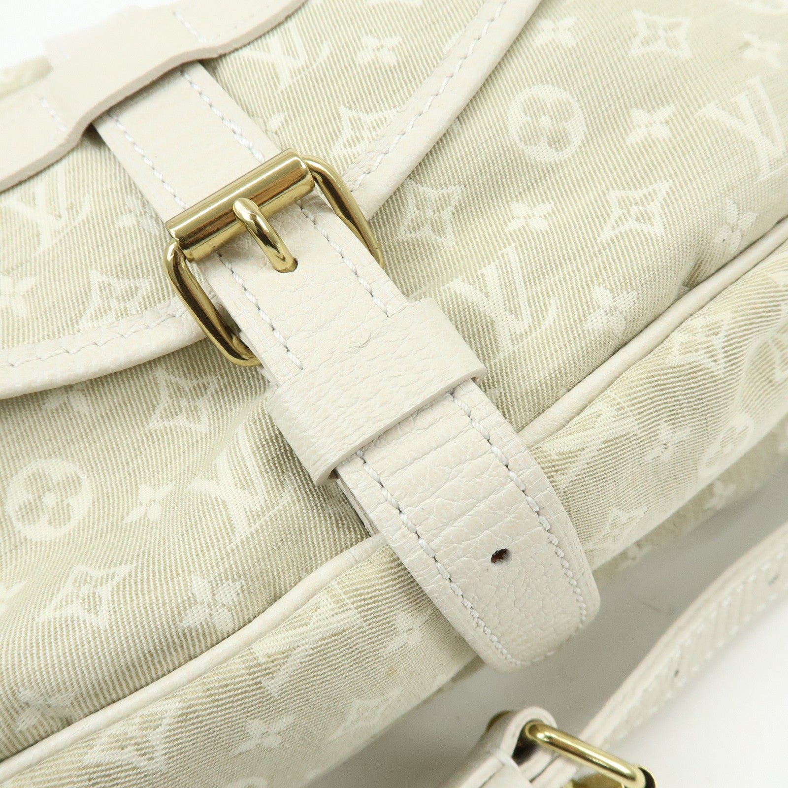 Louis Vuitton Monogram Mini Lin Saumur 30 Shoulder Bag Dune M95314