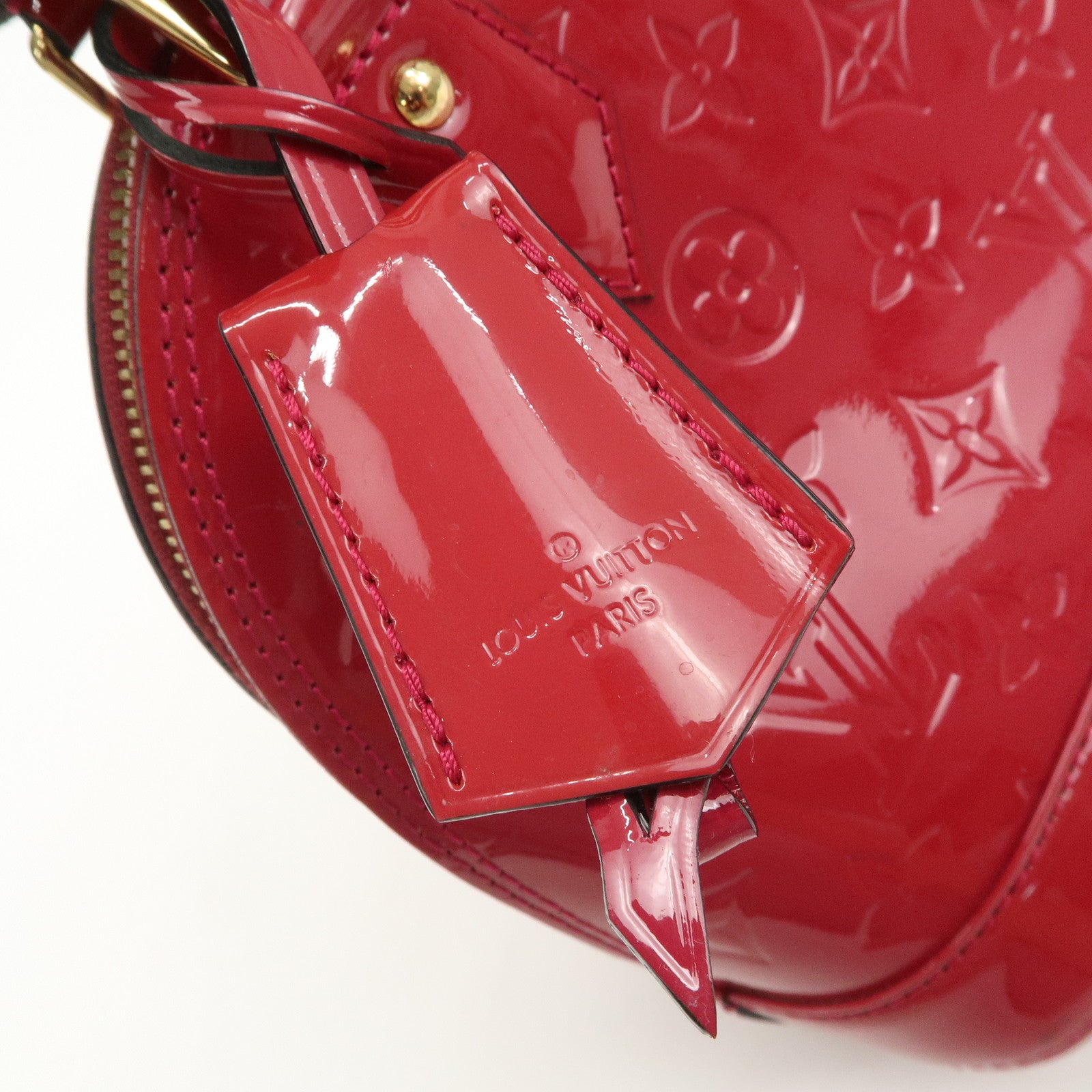 Louis Vuitton Monogram Vernis Alma BB 2Way Bag Rose Indien M91771
