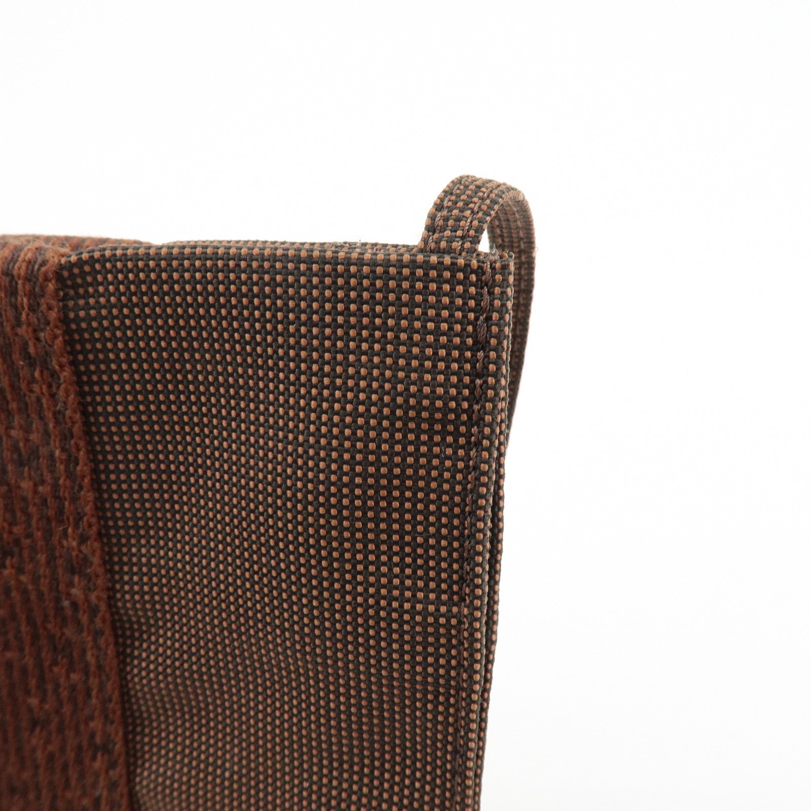 HERMES Herline Canvas Shoulder Bag Crossbody Bag Brown
