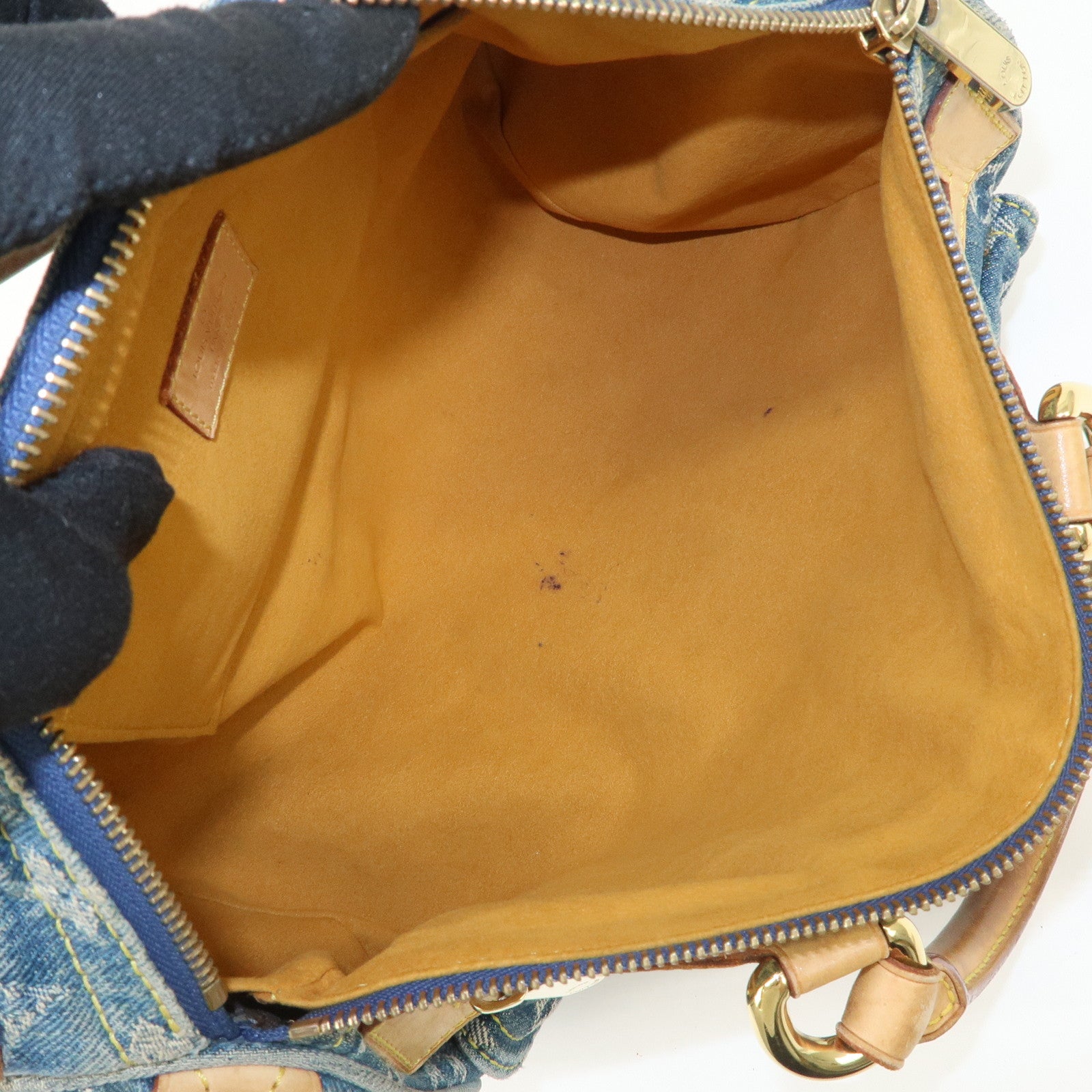 Louis Vuitton Monogram Denim Neo Speedy Boston Bag Blue M95019