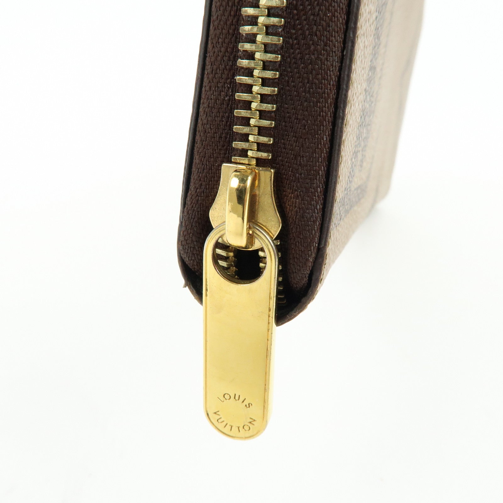 Louis Vuitton Giant Monogram Reverse Zippy Long Wallet Brown M69353