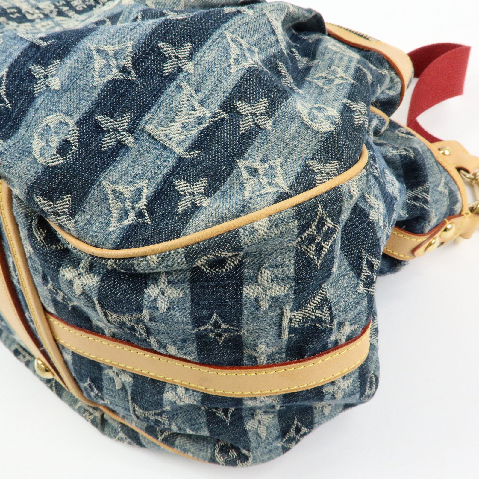 Louis Vuitton Monogram Denim Cabas Raye GM 2Way Hand Bag M95336