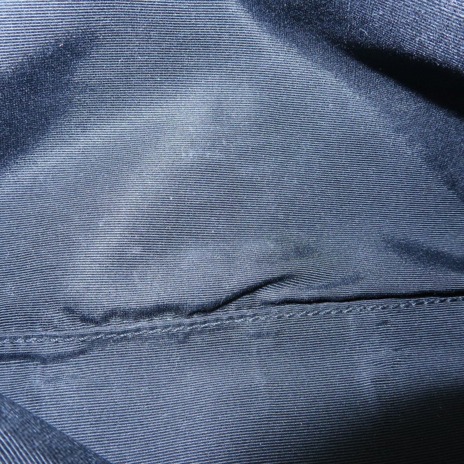 GUCCI Half Moon GG Denim Shoulder Bag Hand Bag Black 90781